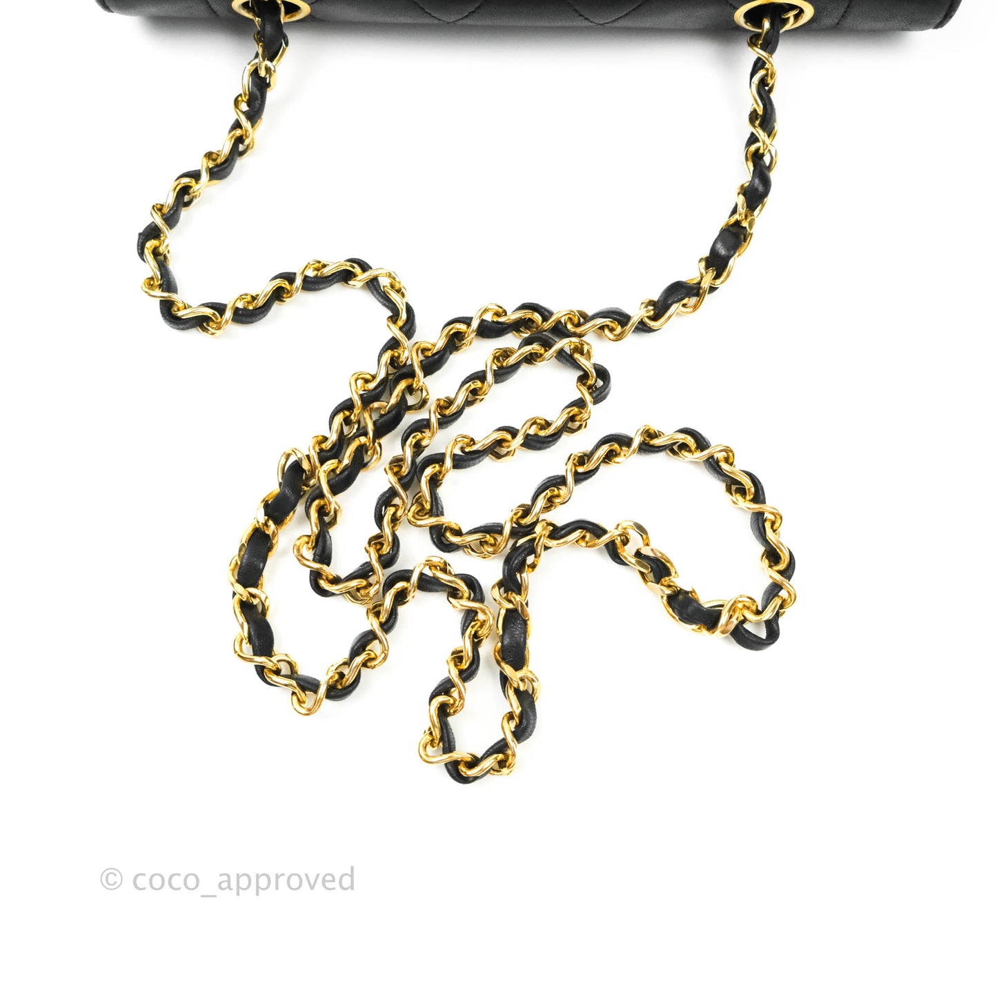 Chanel Black Quilted Lambskin Small Vintage Classic Diana Flap Bag