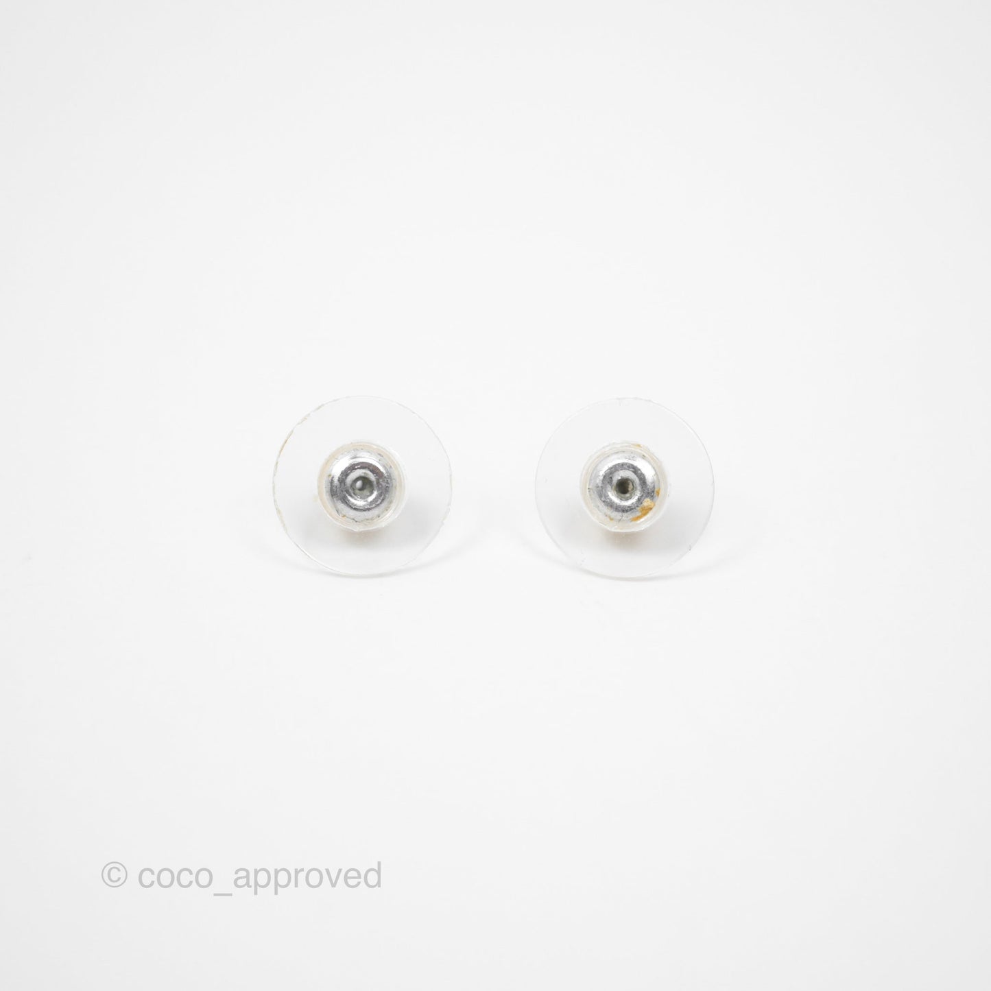 Chanel CC Pearl Round Earrings 19V