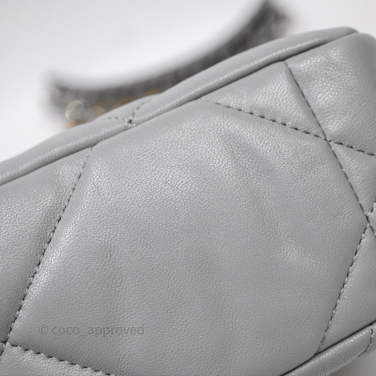 Chanel 19 Small Grey Mixed Hardware