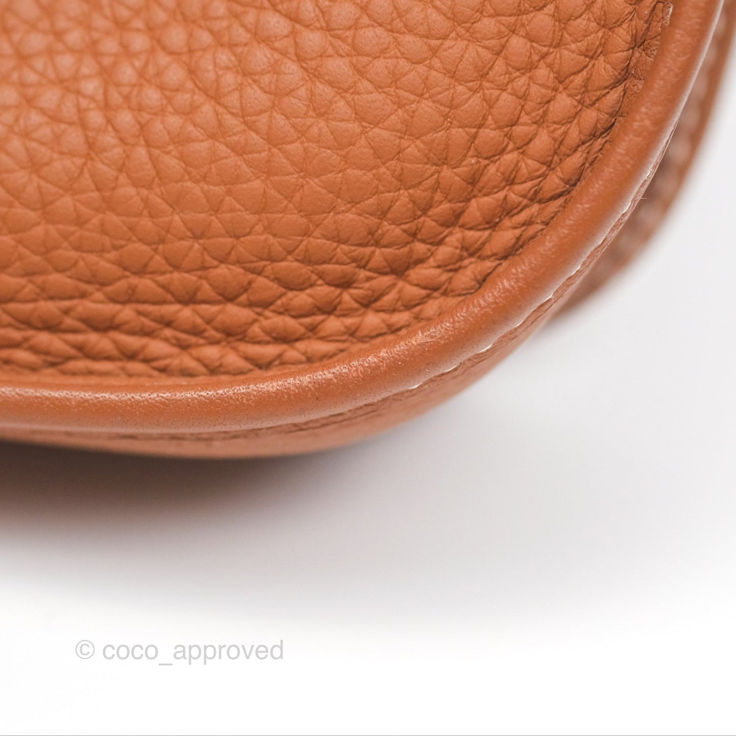 Hermès Mini Evelyne 16 Gold Clemence Gold Hardware