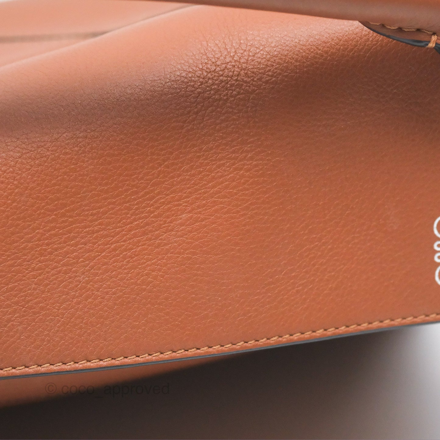 Loewe Small Puzzle Bag Tan Calfskin