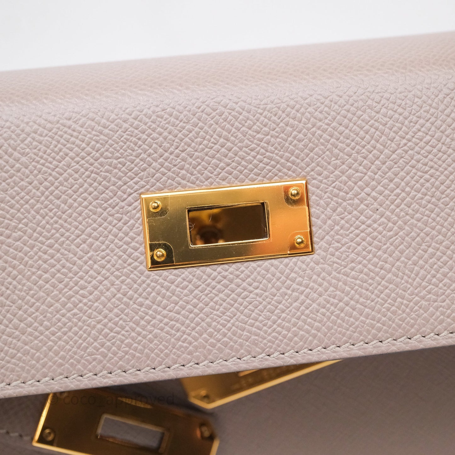 Hermes Kelly 28 Gris Asphalte Epsom Gold Hardware