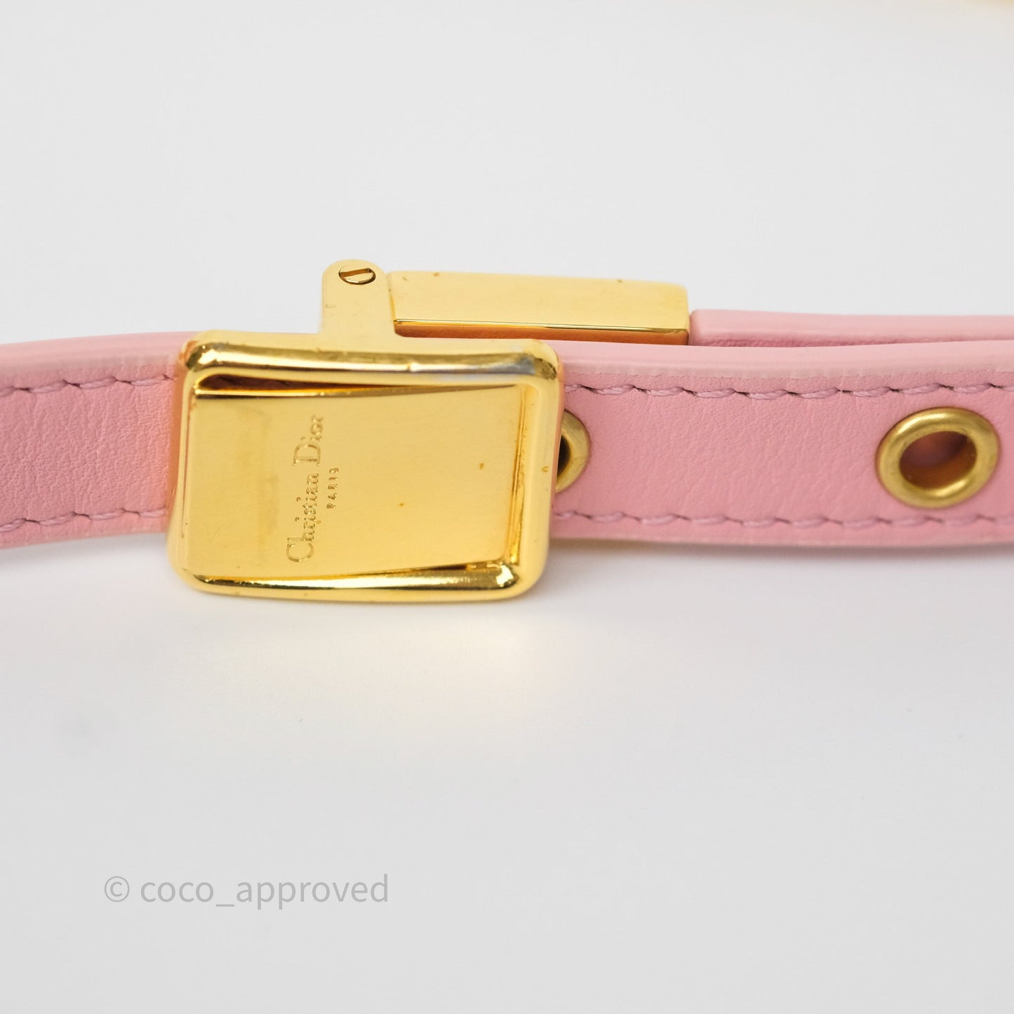 Dior 30 Montaigne East-West Chain Bag Pink