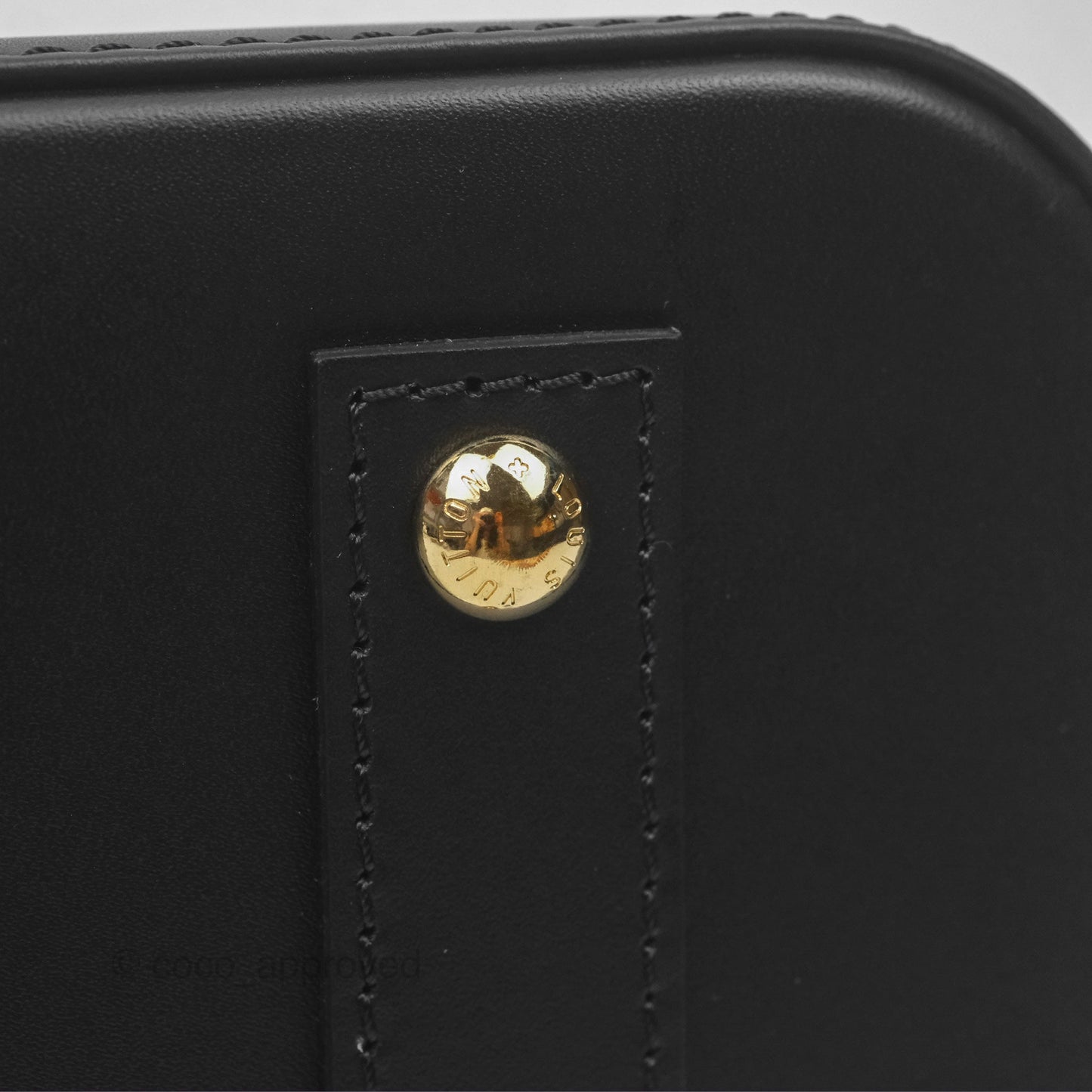 Louis Vuitton Alma BB Fornasetti Handbag Patent Calfskin