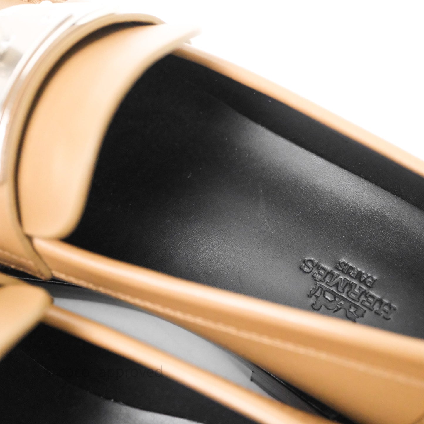 Hermès A Eclair Kelly Loafer Brown Size 38.5