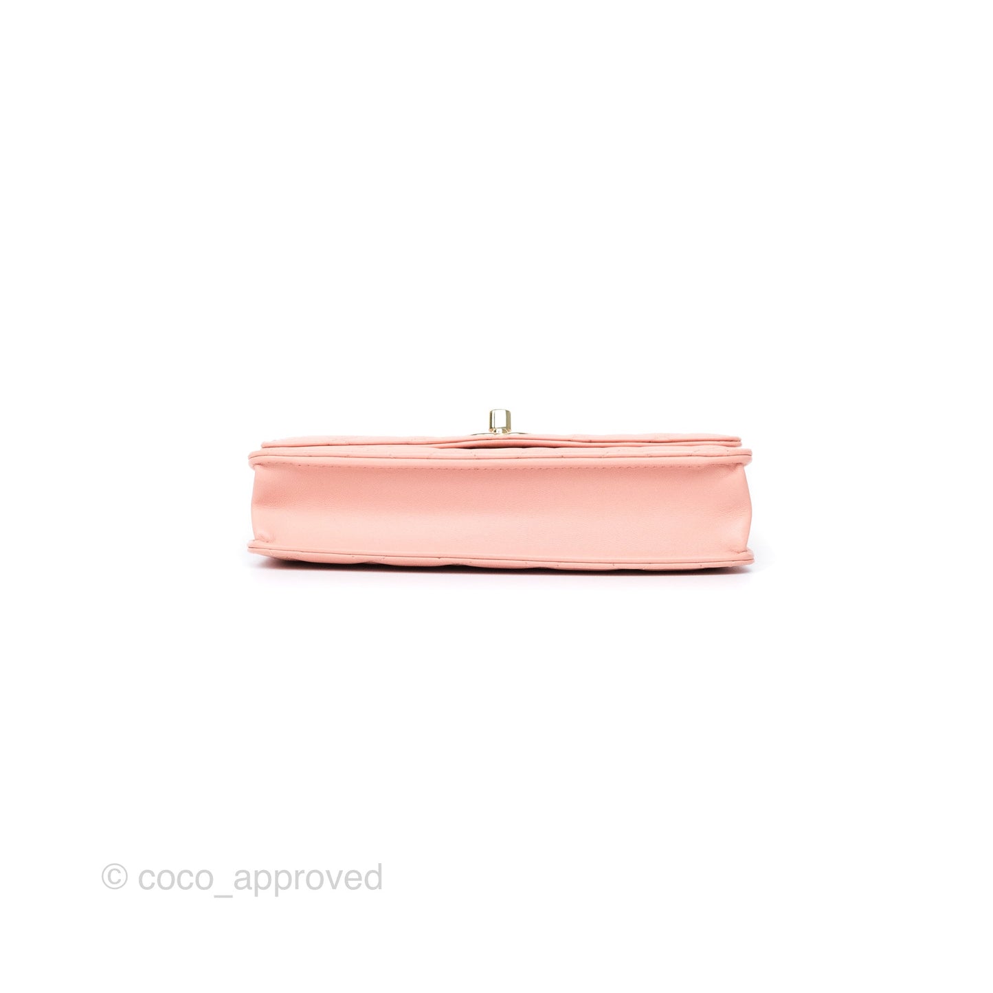 Chanel Trendy CC WOC Quilted Salmon Pink Lambskin Gold Hardware
