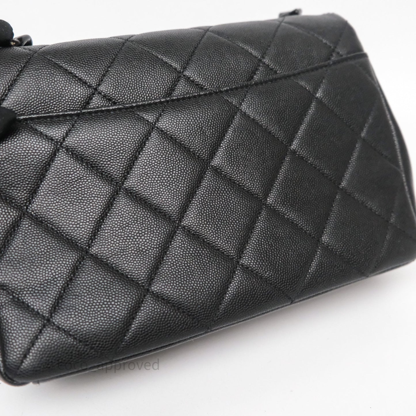 Chanel Quilted My Everything Medium Flap Bag So Black Caviar Incognito Hardware