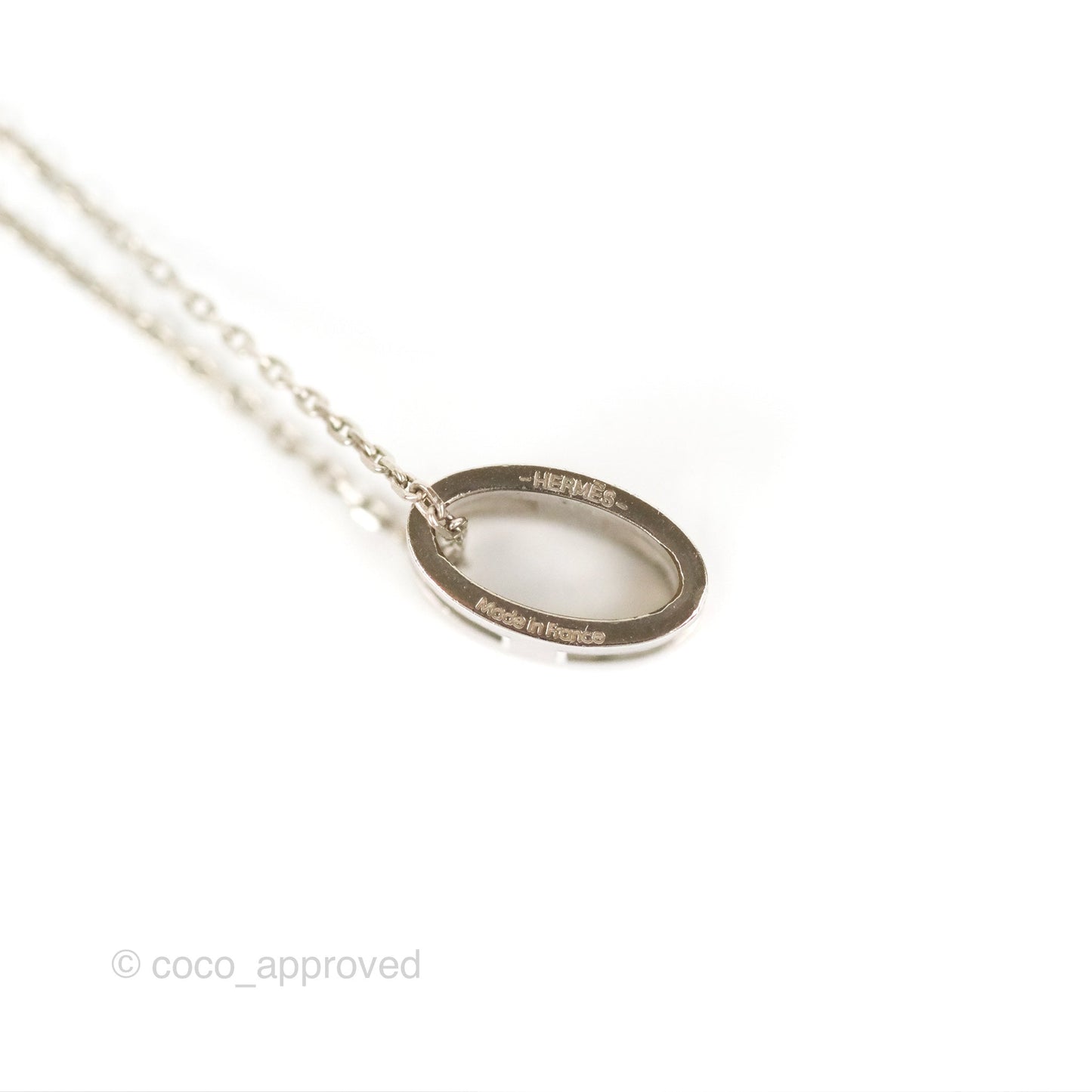 Hermès Pop H Pendant Necklace Rouge Brique Palladium Hardware