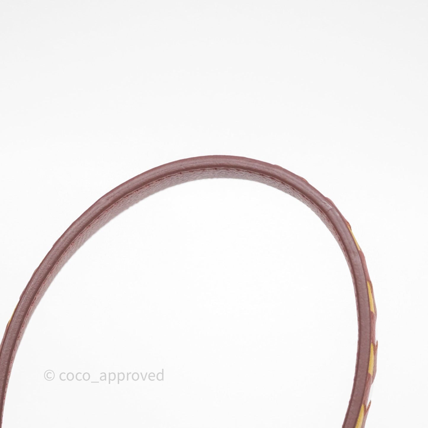 Hermès Tressage Cuir Chevron Strap 25mm Gold Hardware