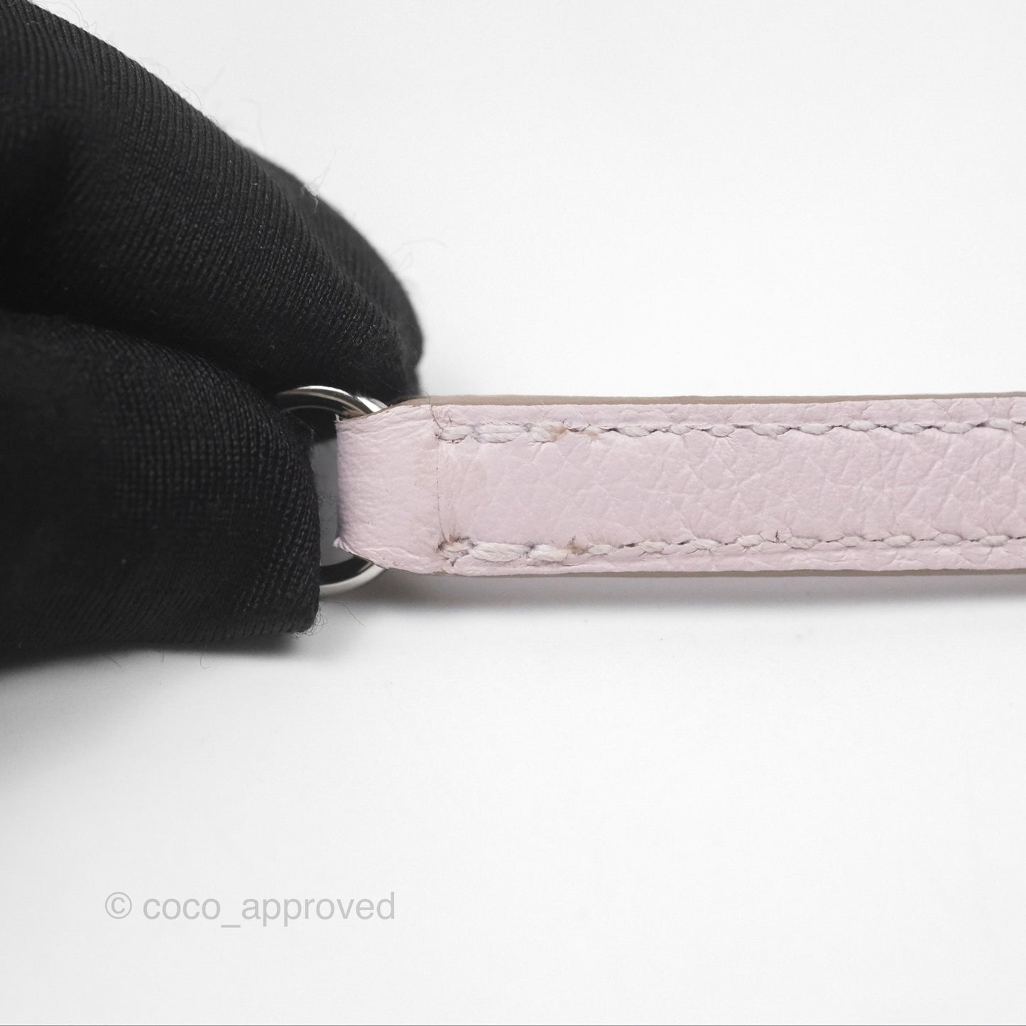 Hermès Bolide Mini 1923 Verso Evercolor Mauve Pale 09/ Caramel 28 Palladium Hardware
