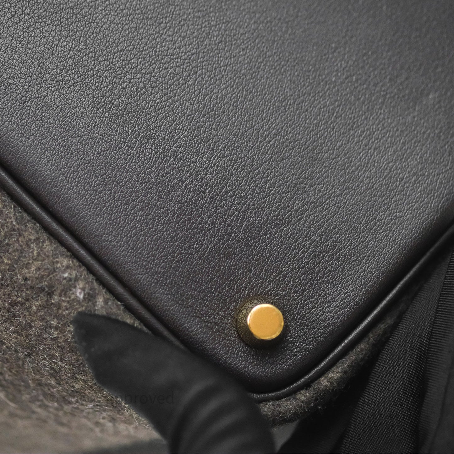 Hermès Picotin 18 Ebene 46 Wool Feutre Swift Gold Hardware
