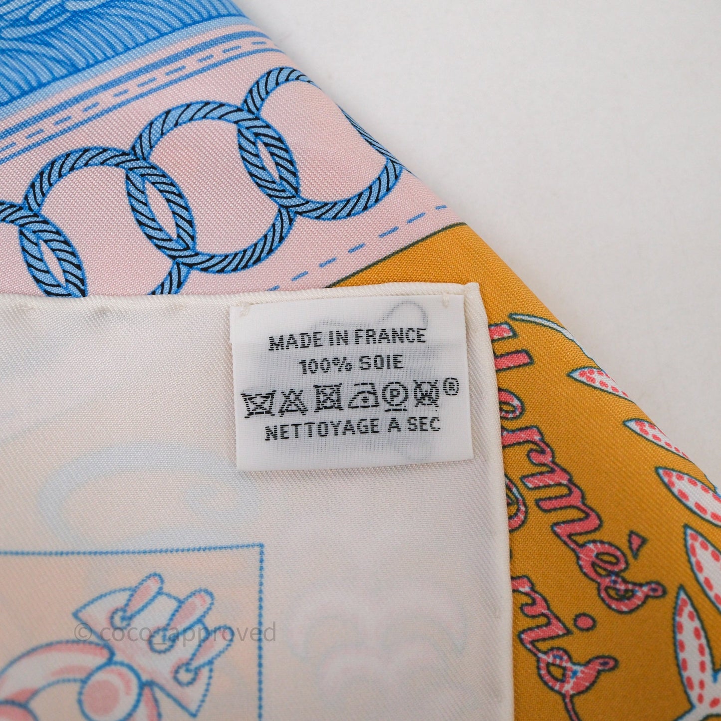 Hermès Cliquetis Silk Scarf 90