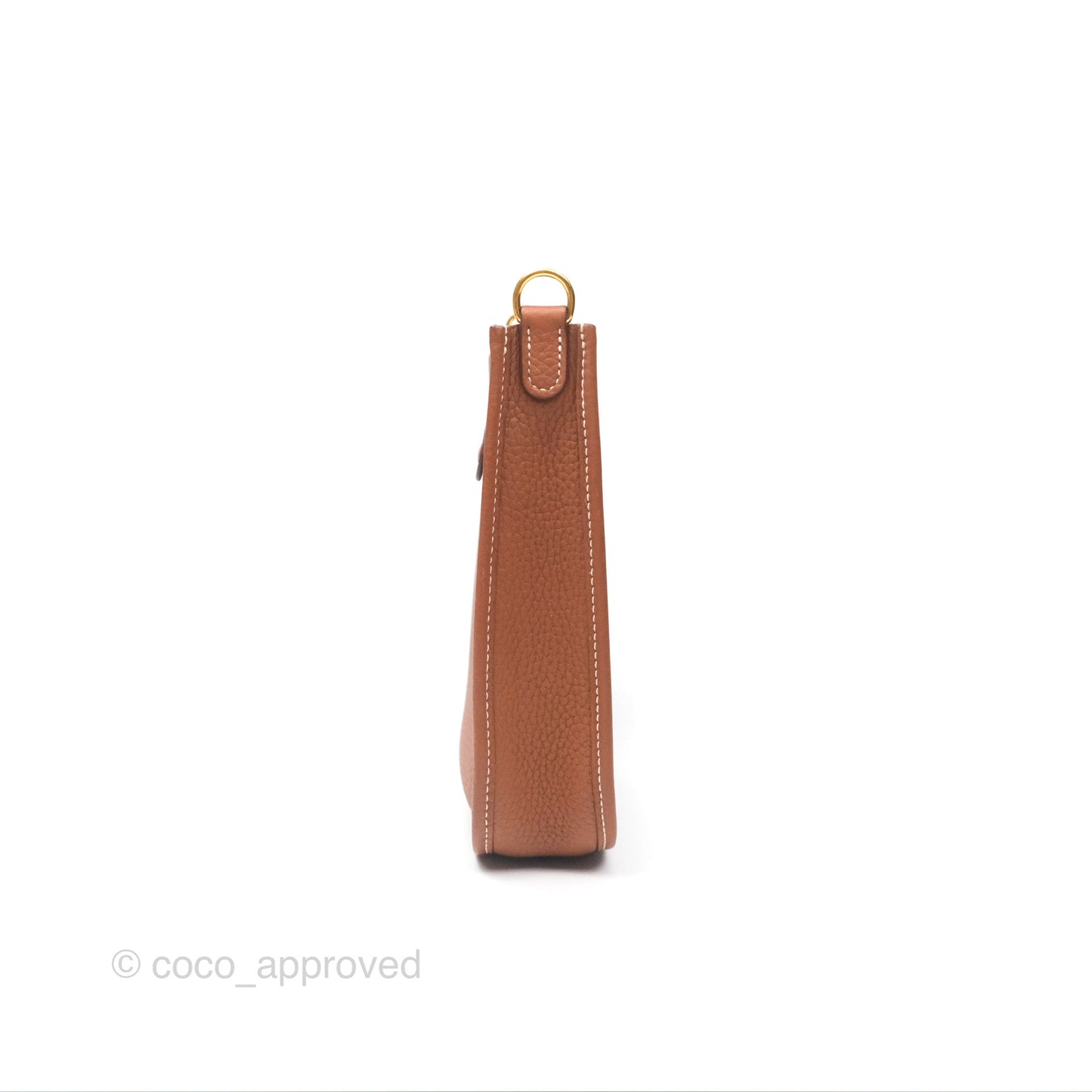Hermès Mini Evelyne 16 Gold Clemence Gold Hardware