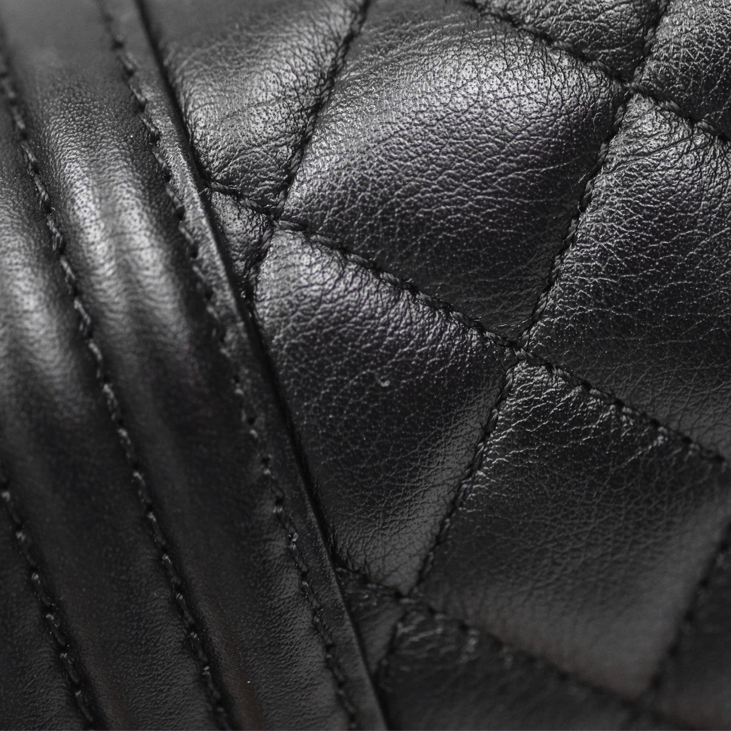 Chanel Small Boy Black Calfskin Ruthenium Hardware