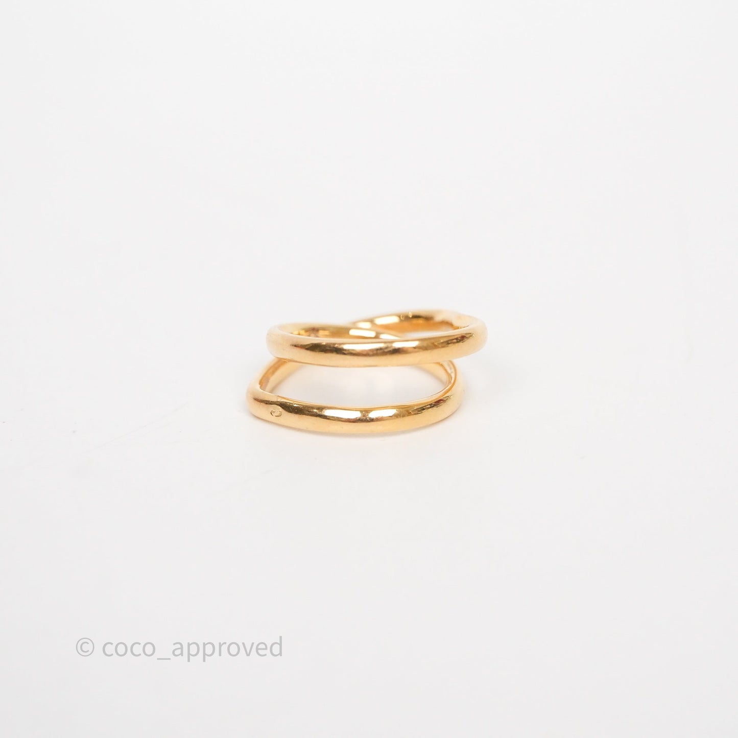 Hermès Vertige Coeur Gold Ring 51MM
