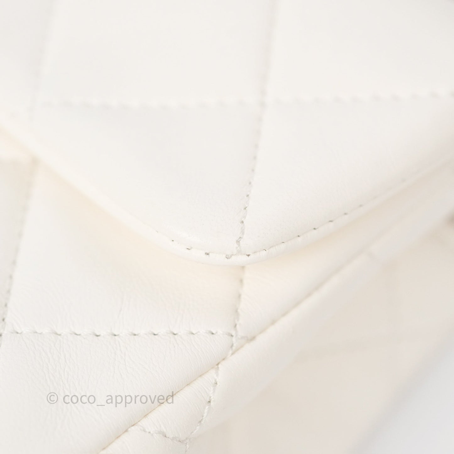 Chanel Small Fancy Jewel Flap White Shiny Lambskin Aged Gold Hardware 23S