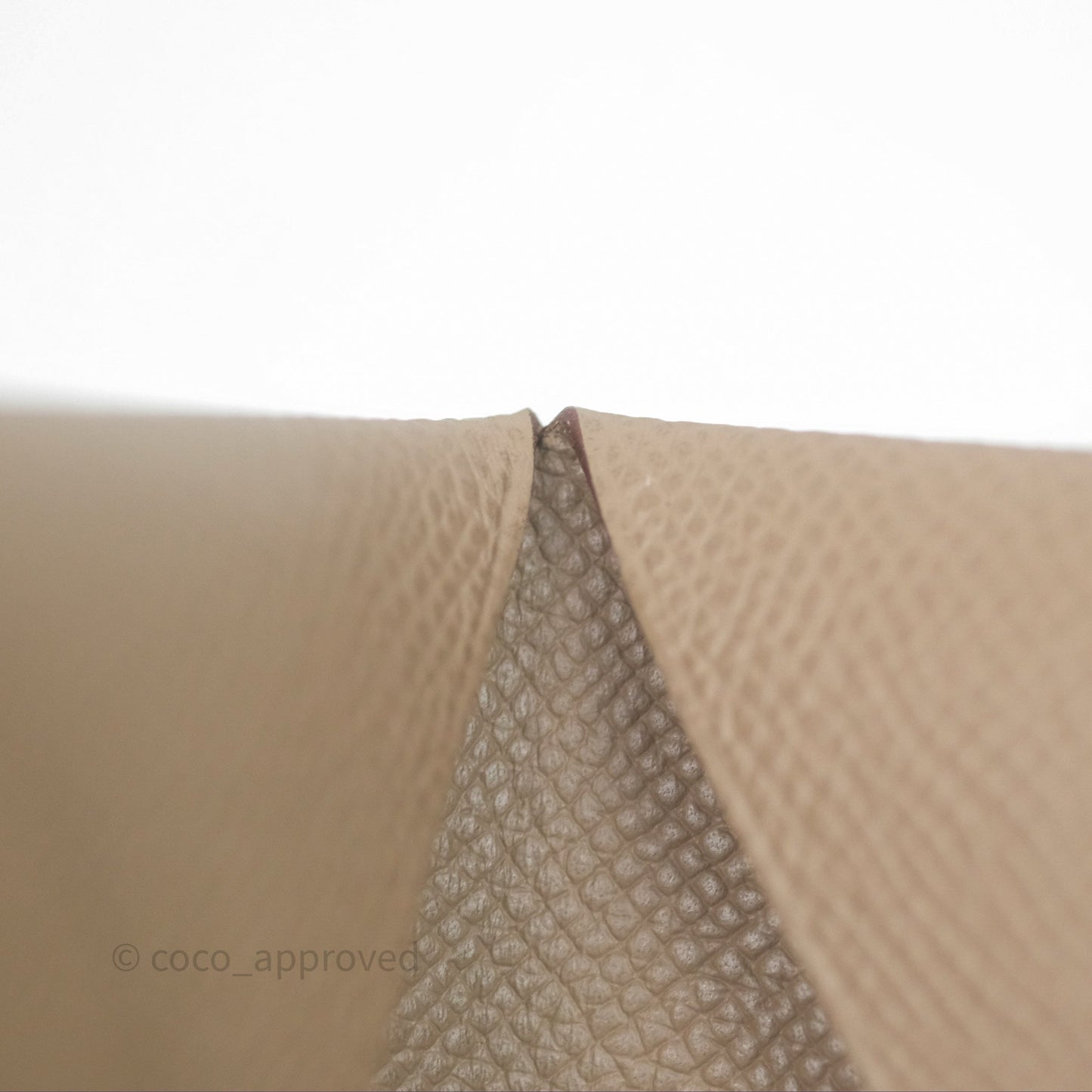 Hermès Calvi Card Holder Etoupe 18 Epsom