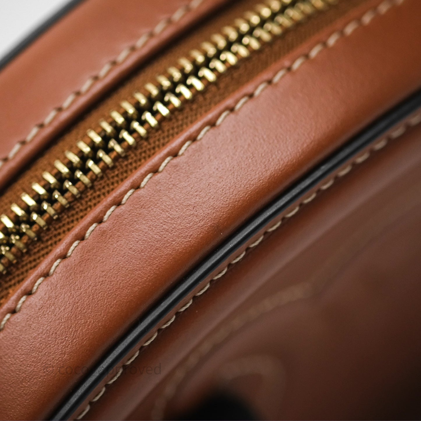 Celine Mini Oval Bag Cuir Triomphe Tan Calfskin
