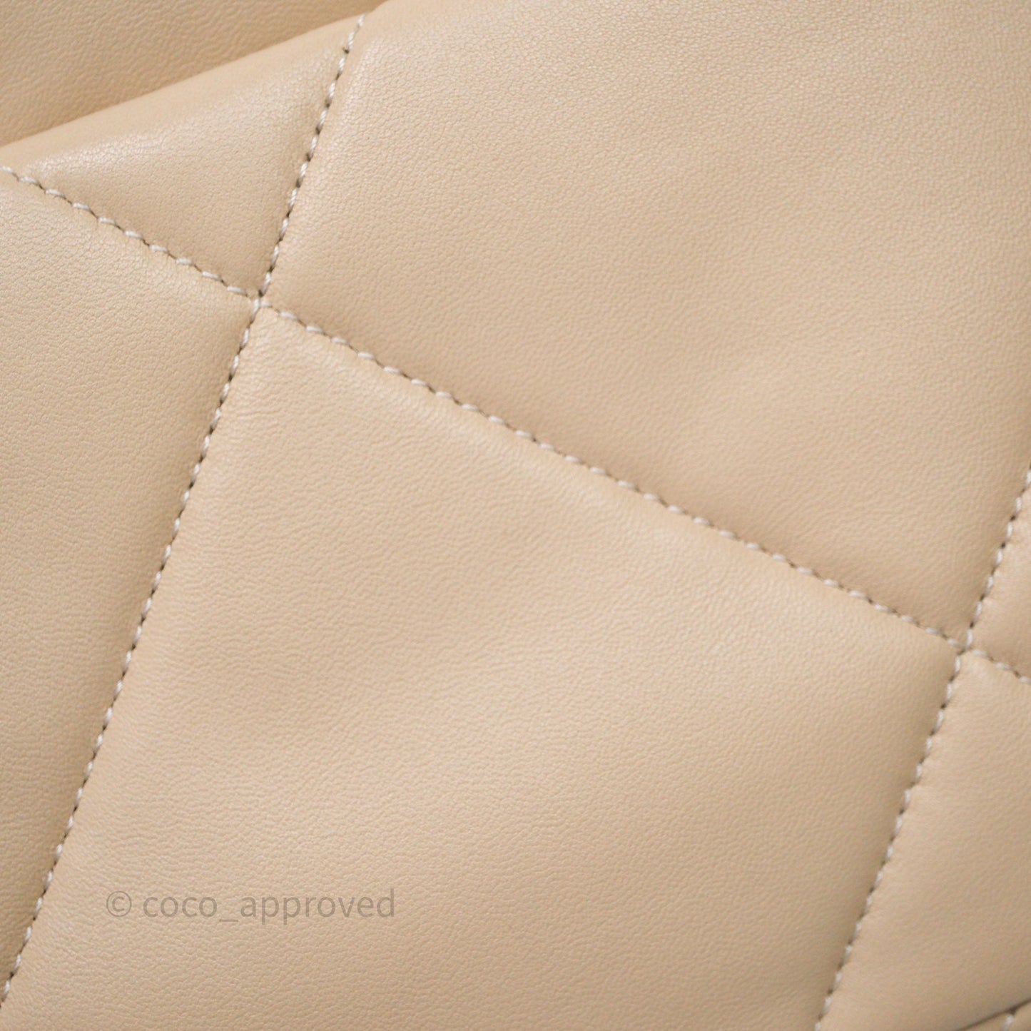Chanel 19 Small Beige Lambskin Mixed Hardware