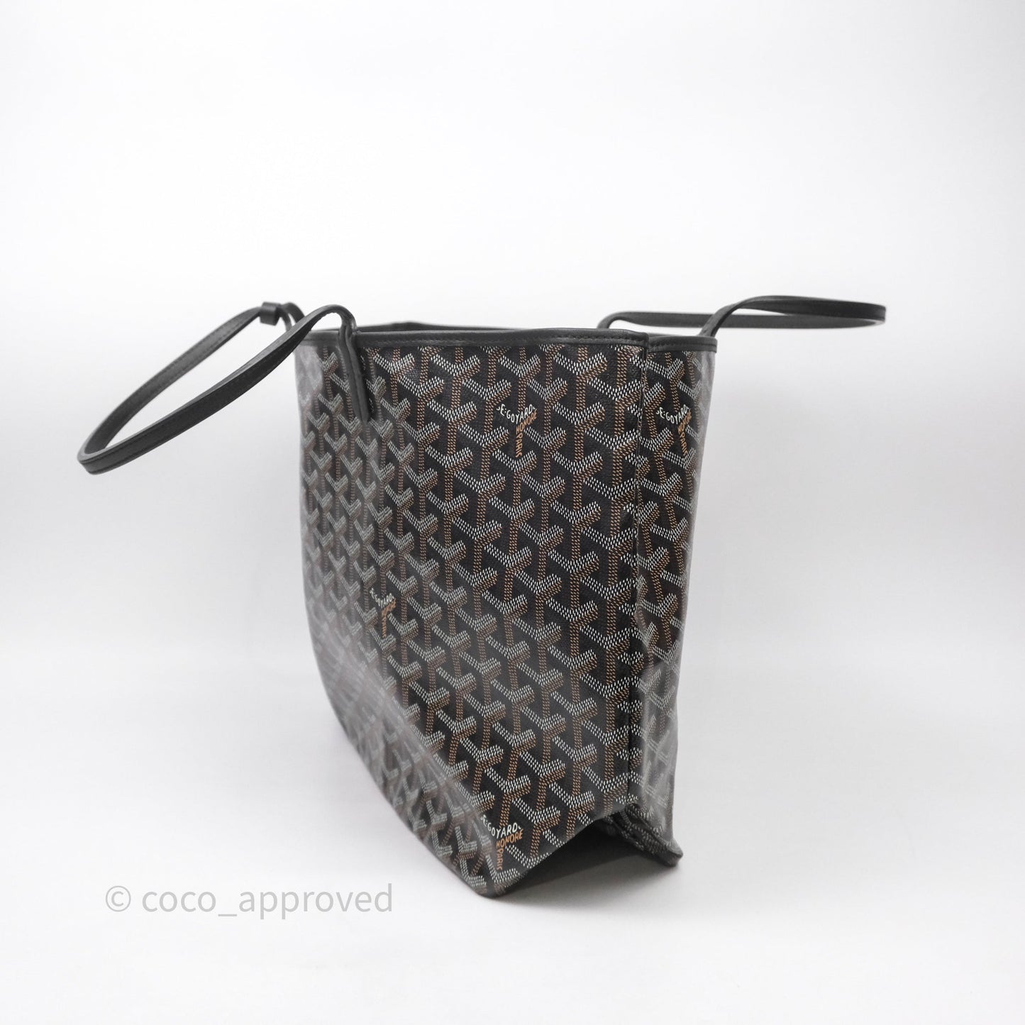 Goyard St Louis Tote PM Black