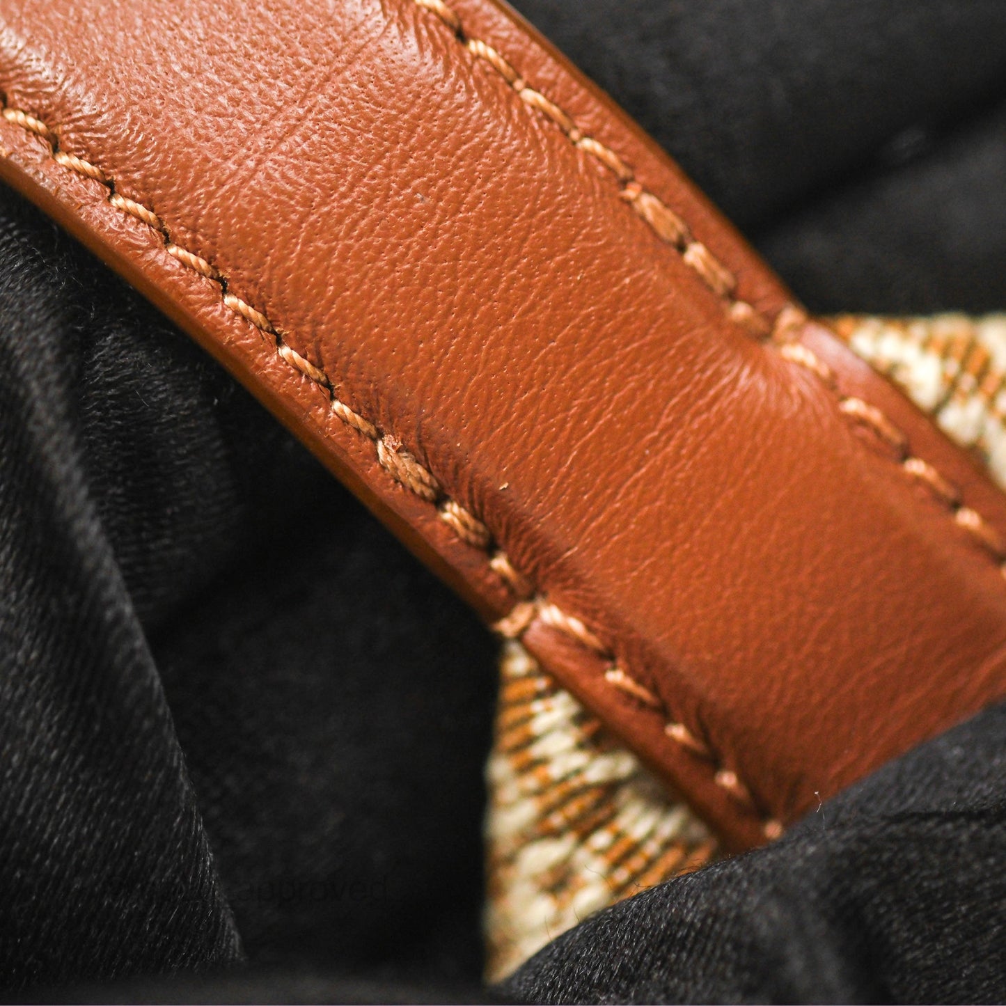 Loewe Small Cubi bag in Anagram Jacquard & Calfskin Tan Pecan
