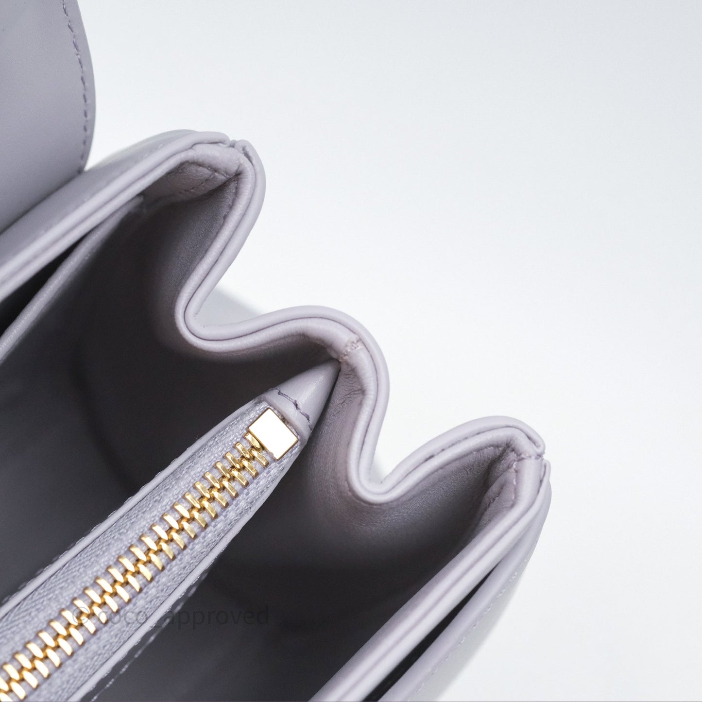 Celine Mini 16 Bag in Satinated Calfskin Light Lilac