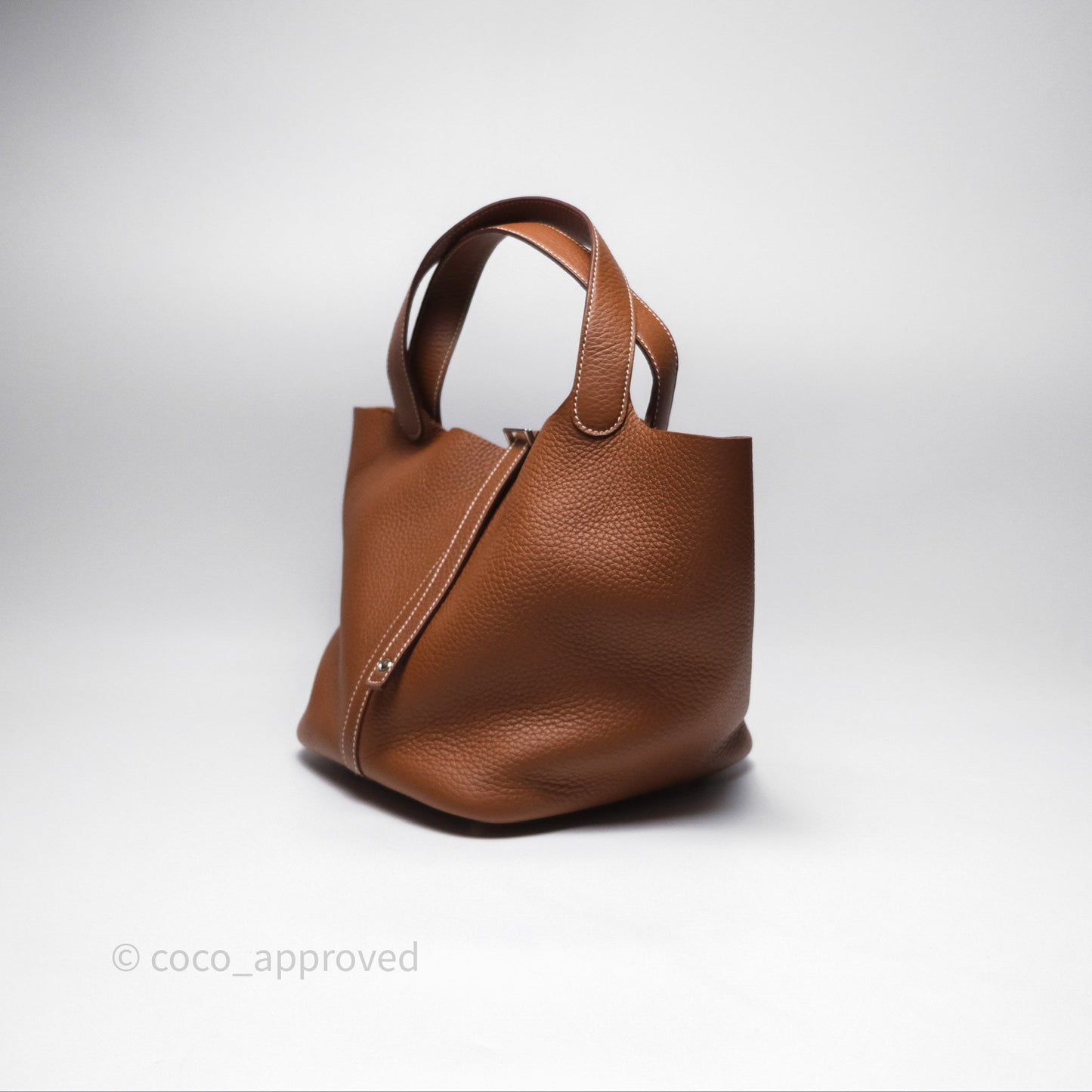Hermès Picotin 22 Gold 37 Clemence Palladium Hardware