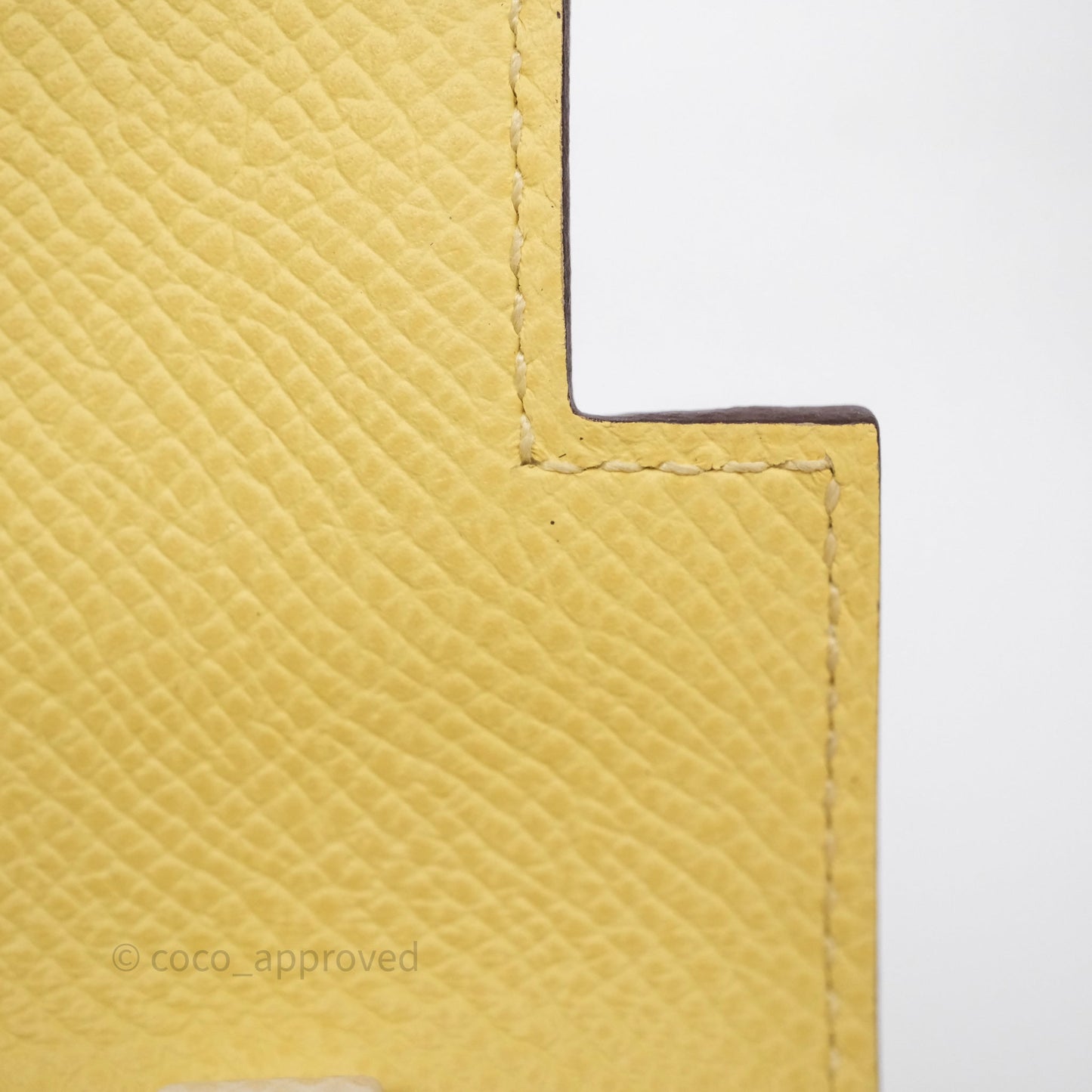 Hermès Kelly To Go Wallet Nata I2/ Jaune Poussin 1Z Epsom Gold Hardware