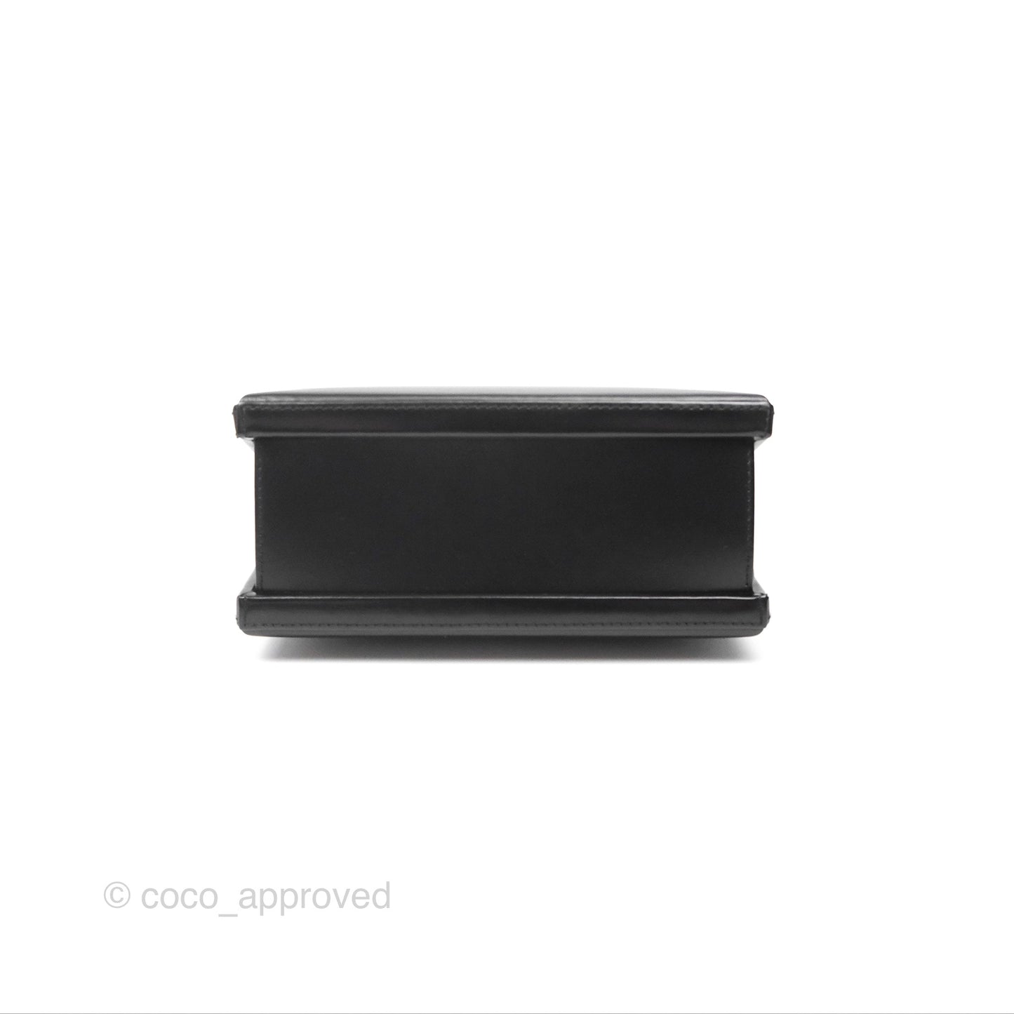 Loewe Vintage Small Postal Handle Bag Black Leather