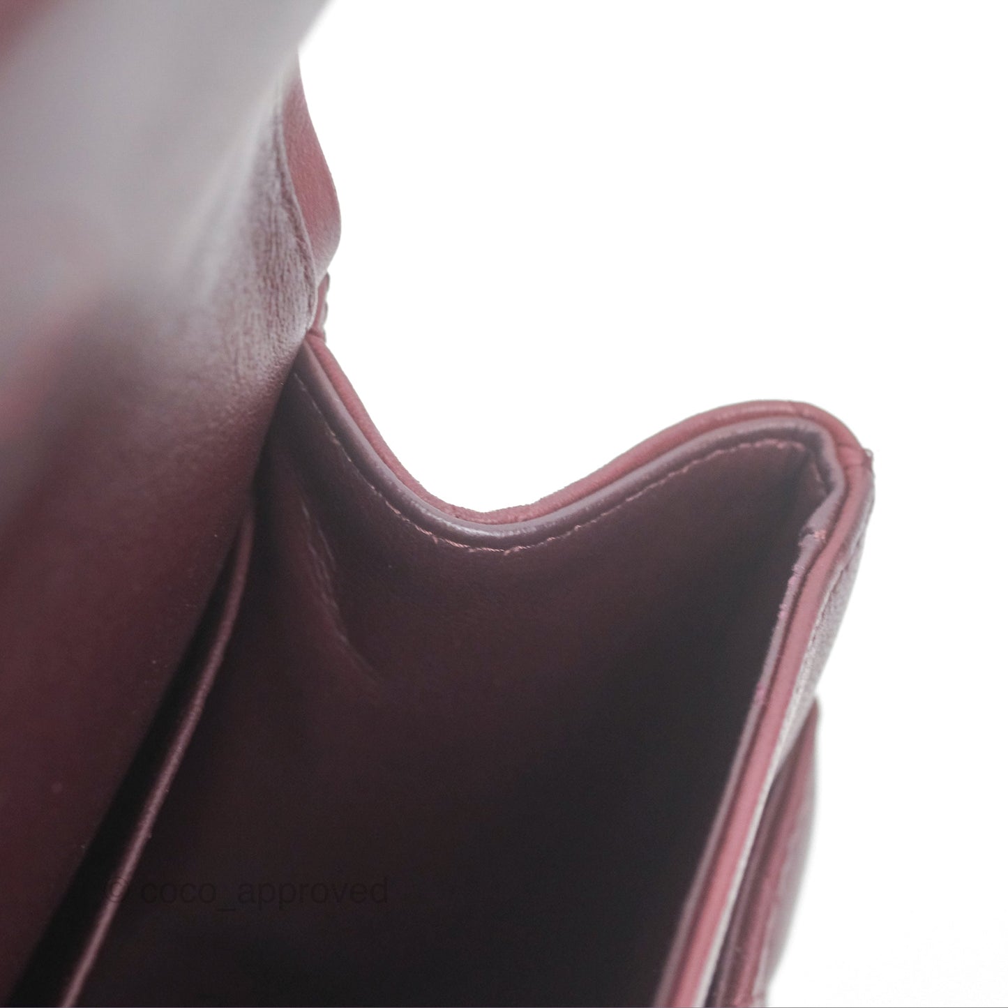 Chanel Jumbo Double Flap Burgundy Lambskin Gold Hardware
