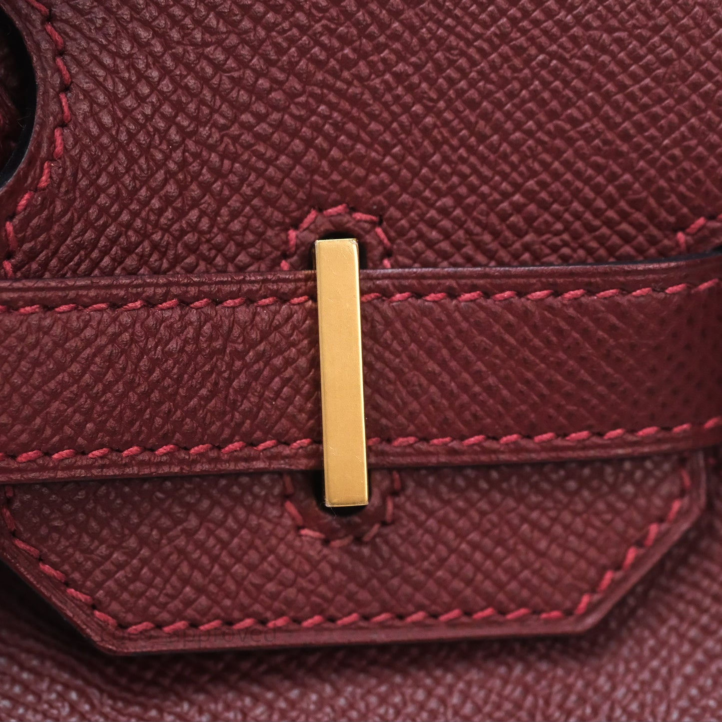 Hermès Birkin 30 Retourne Rouge H 55 Epsom Gold Hardware