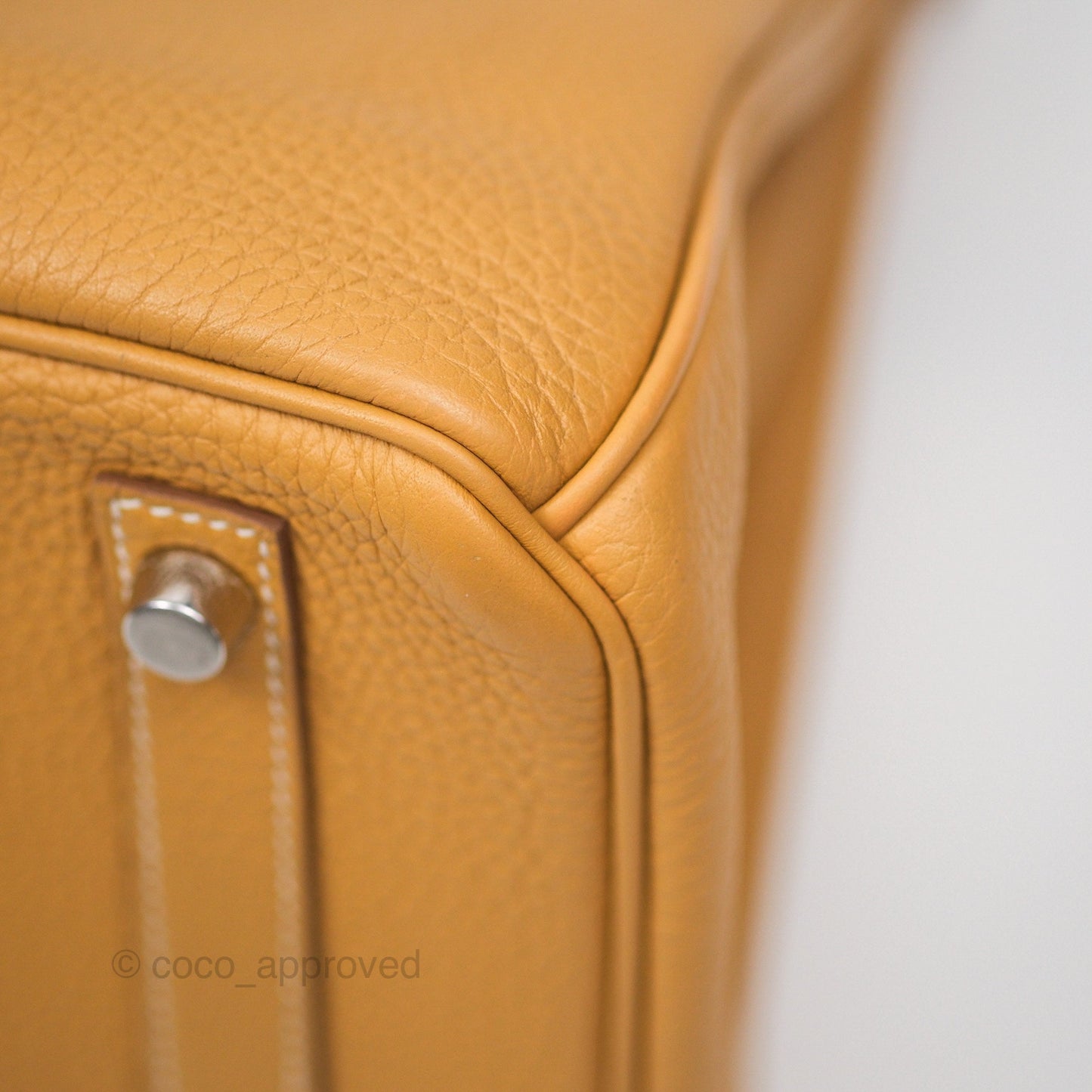 Hermès Birkin 30 Retourne Nature Sable 21 Togo Palladium Hardware