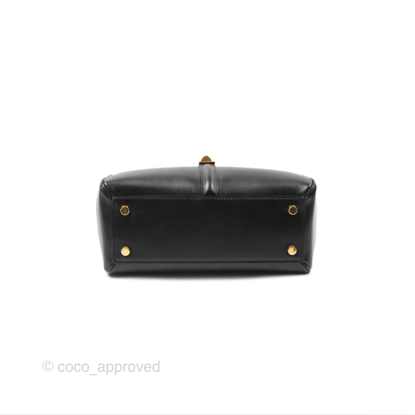Celine Small 16 Bag Black Satinated Calfskin