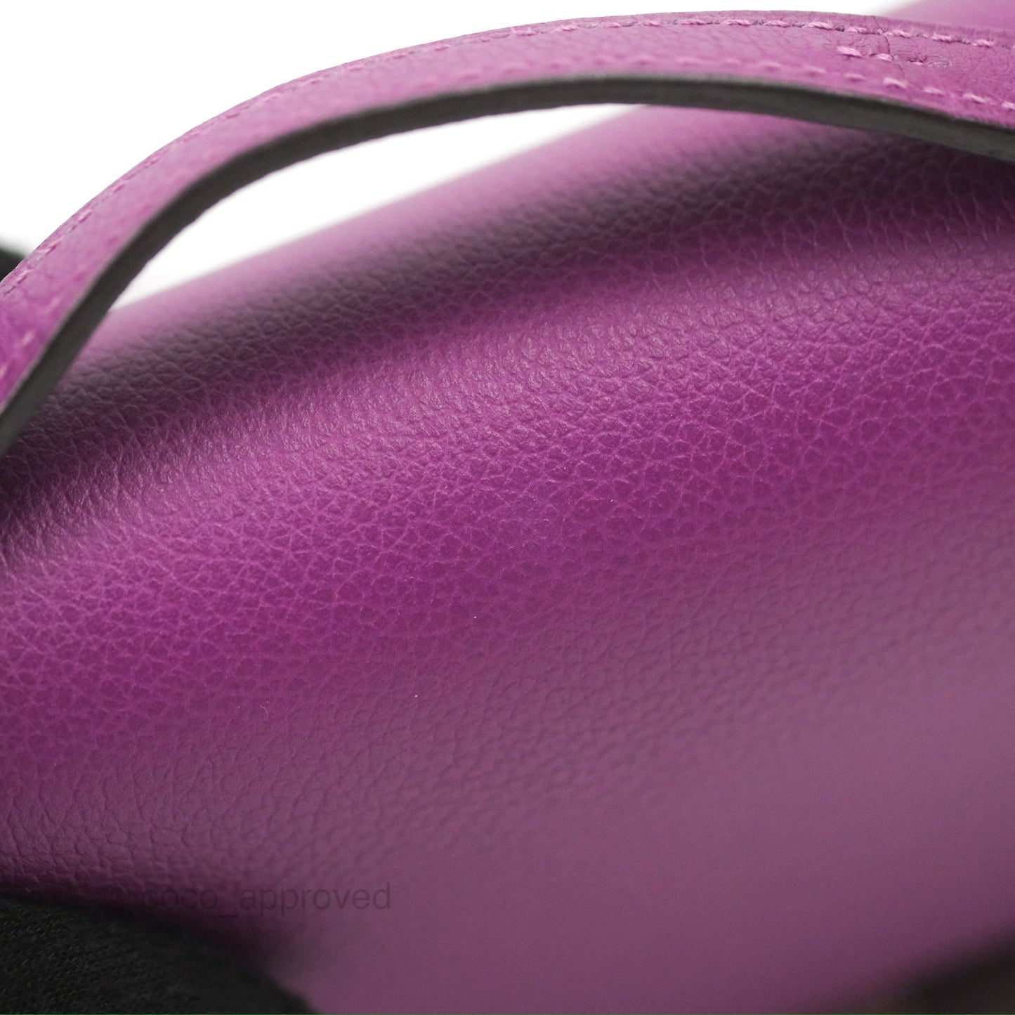 Hermès Constance Mini 18cm Anemone Evercolor Palladium Hardware