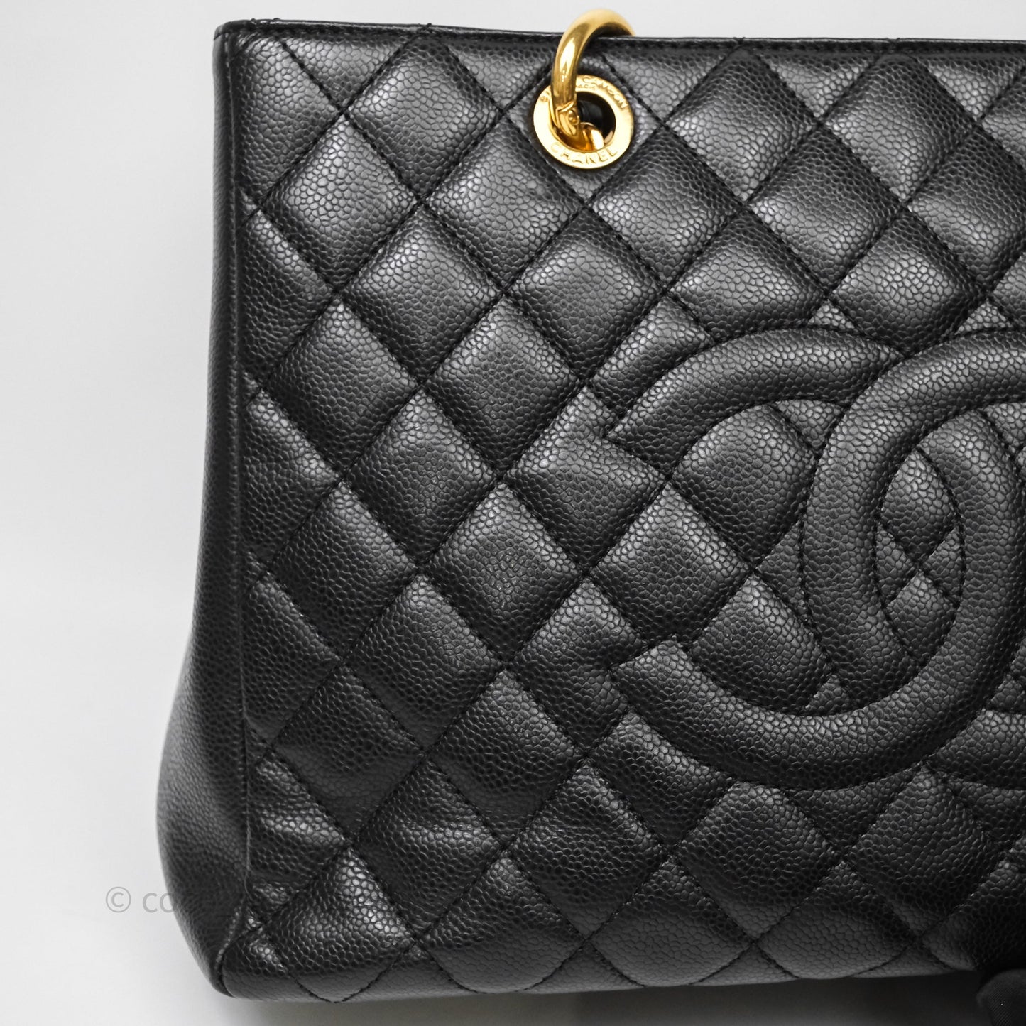 Chanel GST Black Caviar Gold Hardware