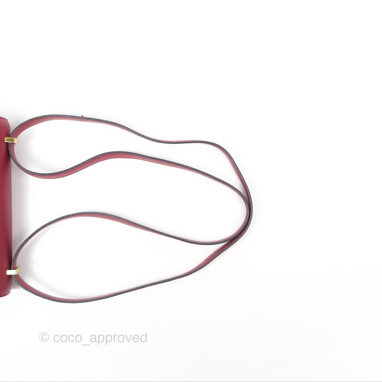 Hermès Constance Mini 18cm Rouge Grenat K1 Epsom Gold Hardware
