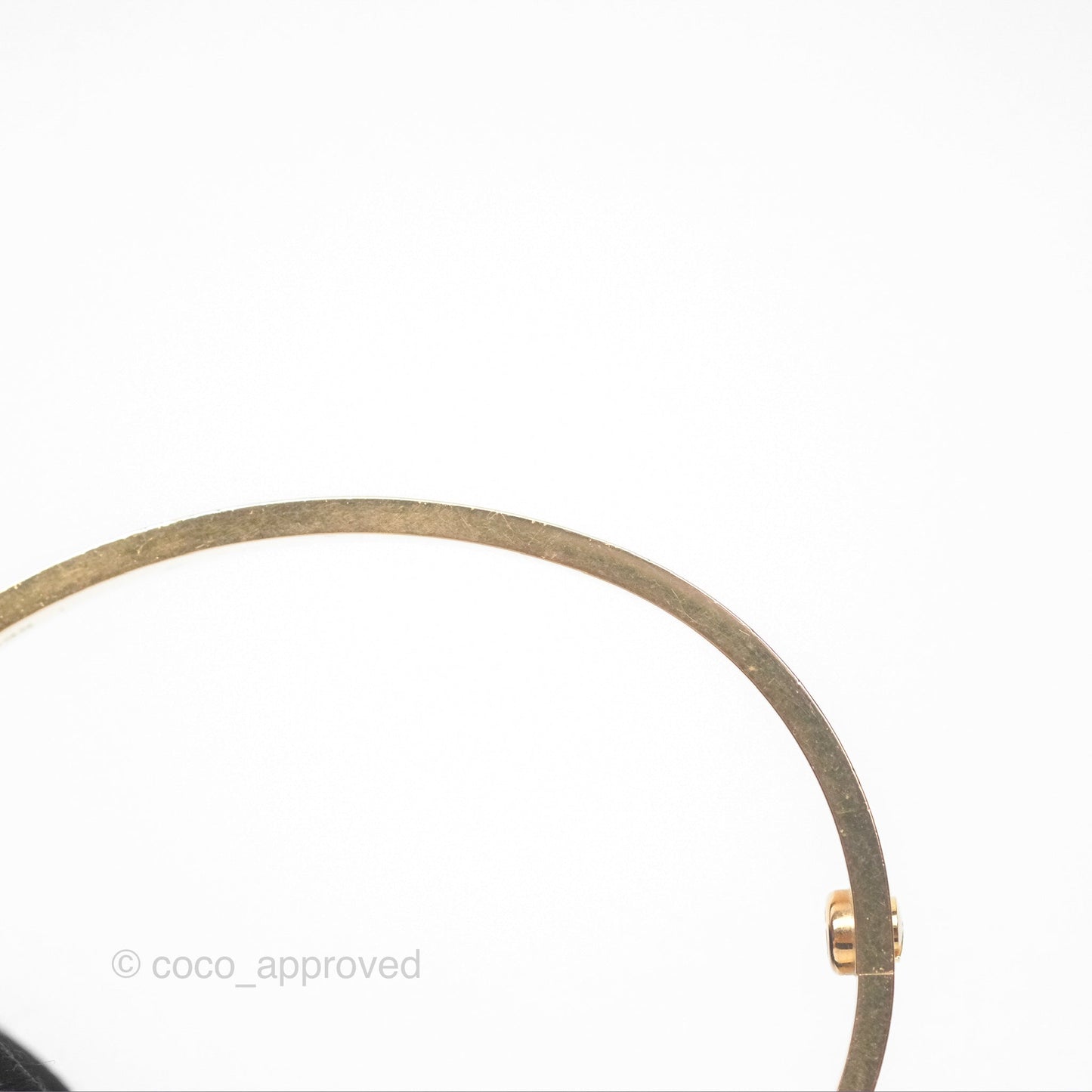 Cartier Love Bracelet Rose Gold Size 16