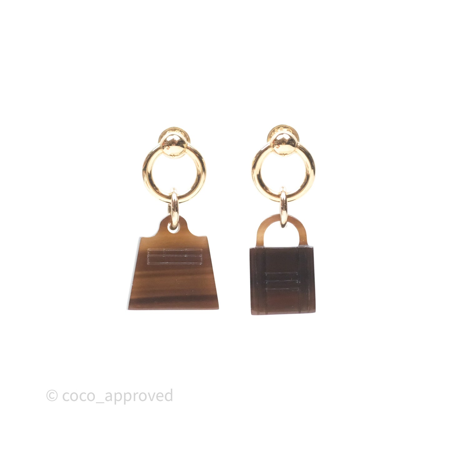 Hermès Fusion Amulette Maroquinier Earrings