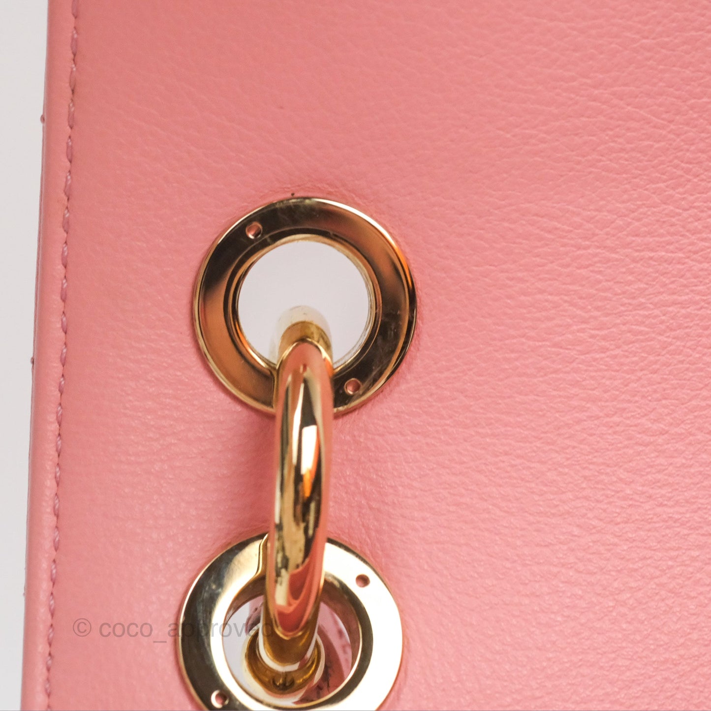 Chanel Small Chevron Chic Top Handle Flap Pink Grained Calfskin Gold Hardware