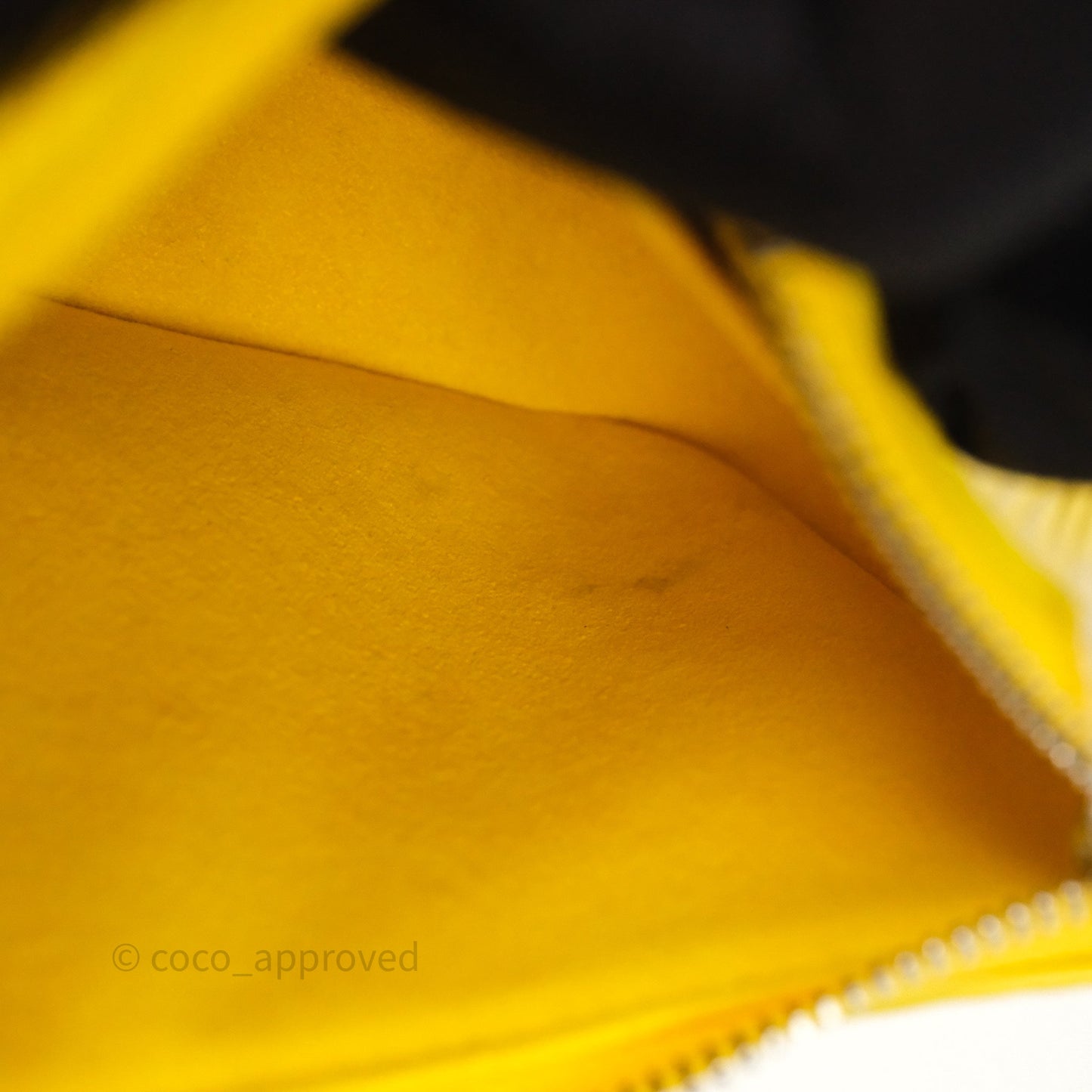 Louis Vuitton x Yayoi Kusama Epi Marellini Bag Infinity Dots Yellow Silver Hardware
