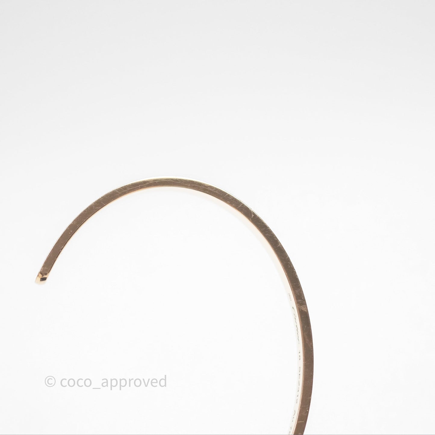 Cartier Love Bracelet Open Classic Model Rose Gold