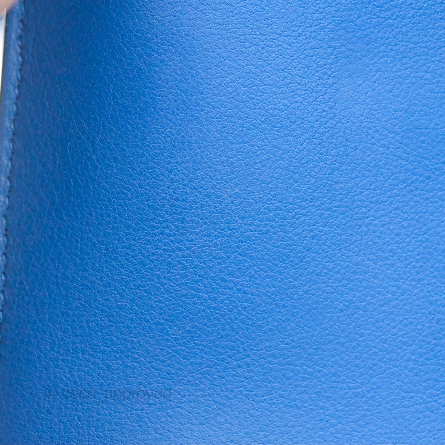 Hermès Halzan 22 Mini Bleu Zellige Swift Palladium Hardware