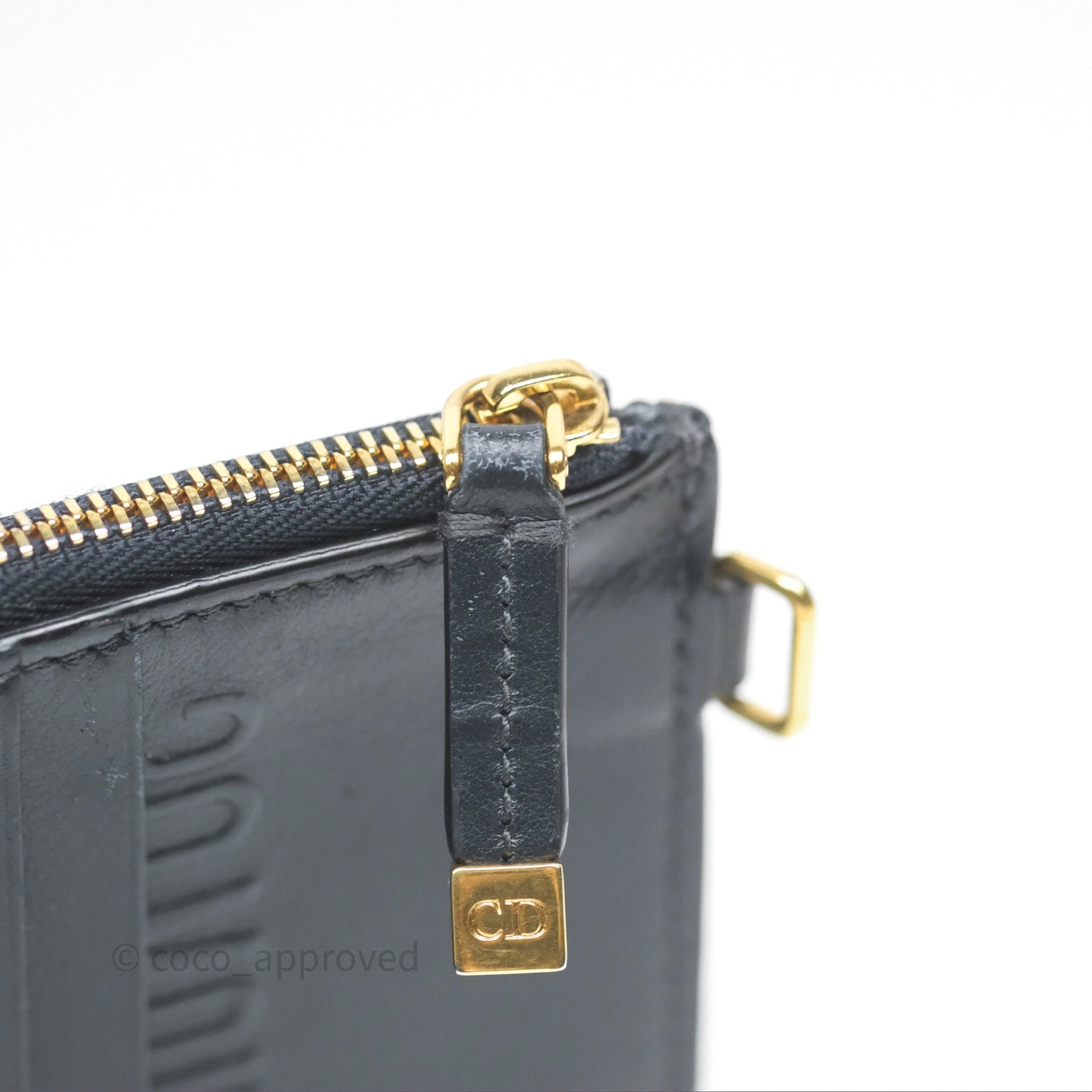 Christian Dior 30 Montaigne Blue Oblique Jacquard Long Wallet