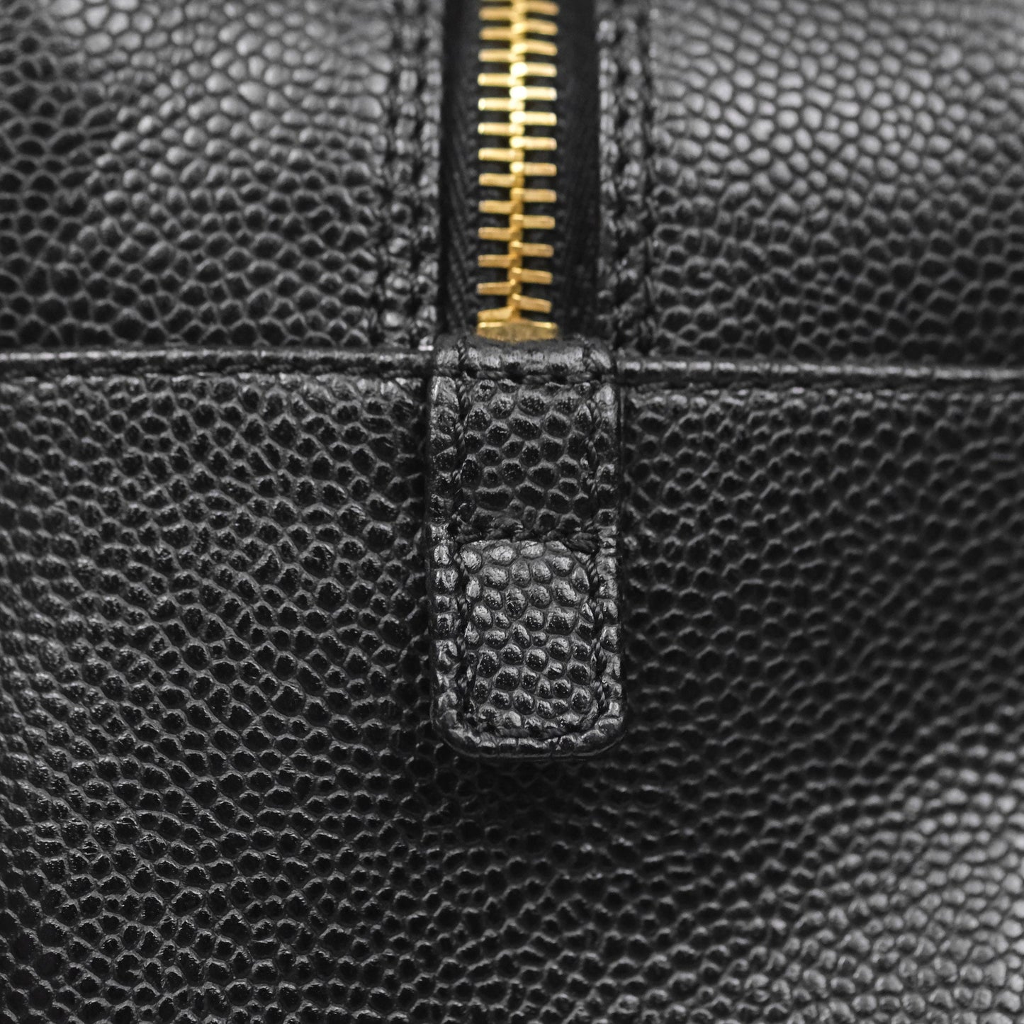 Chanel PTT Petite Timeless Shopping Tote Bag Black Caviar Gold Hardware