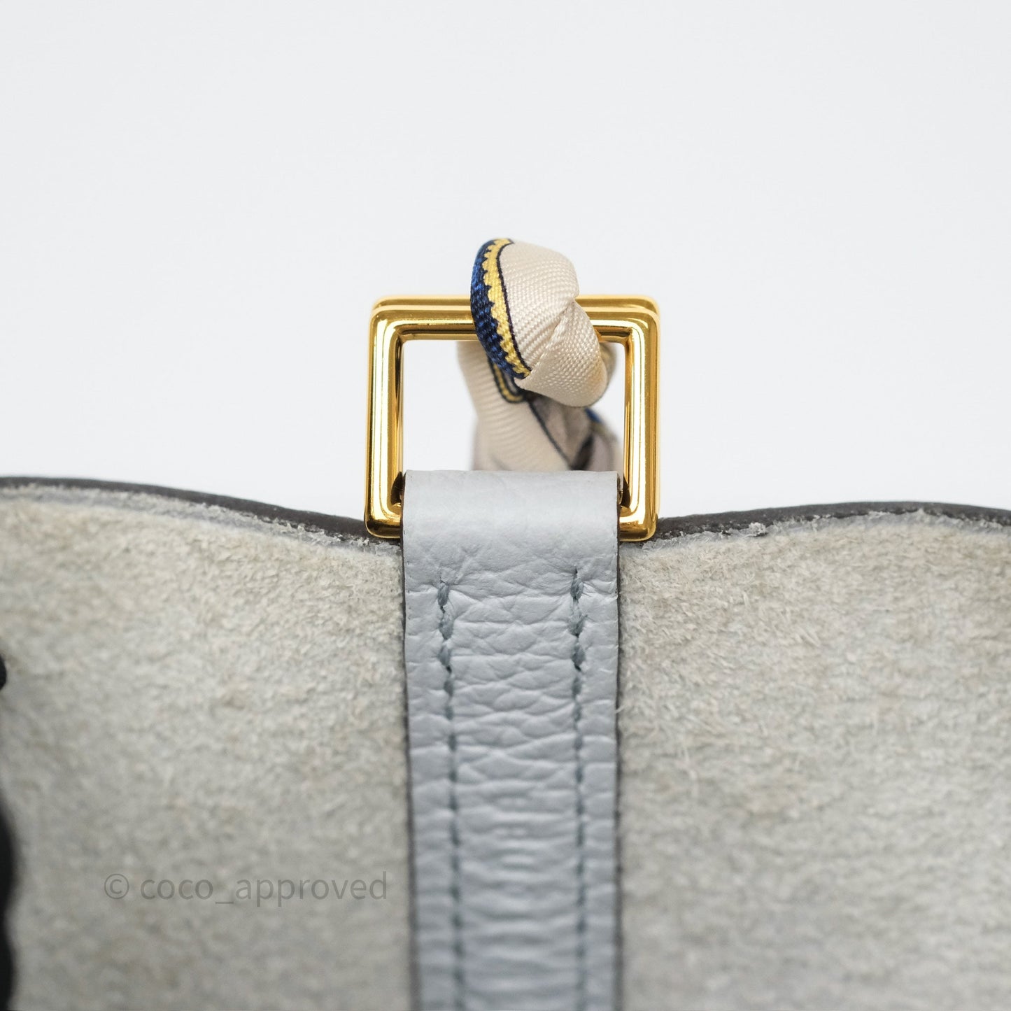Hermès Picotin Lock 18 Bleu Pale 08 Clemence Gold Hardware