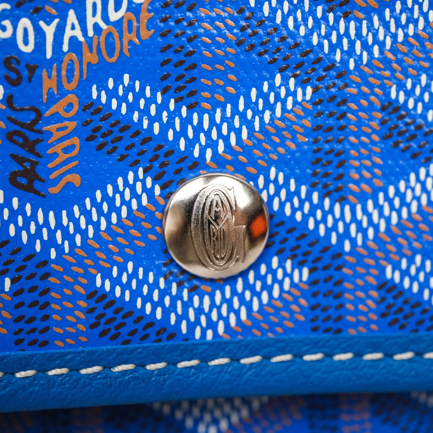 Goyard Bohème Hobo Bag Bleu Ciel Goyardine Canvas