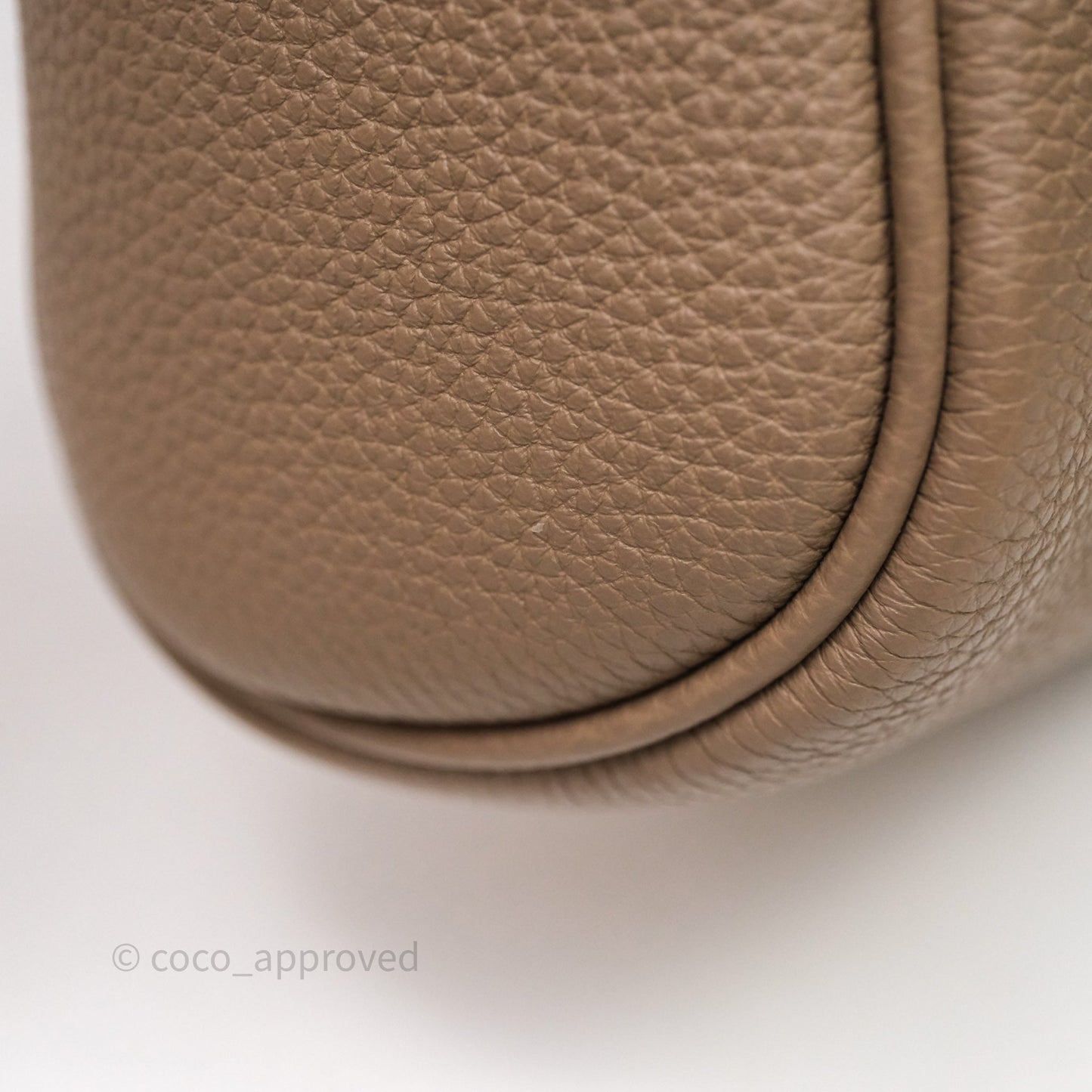 Hermès Hac a Dos PM Backpack Etoupe 18 Togo Palladium Hardware