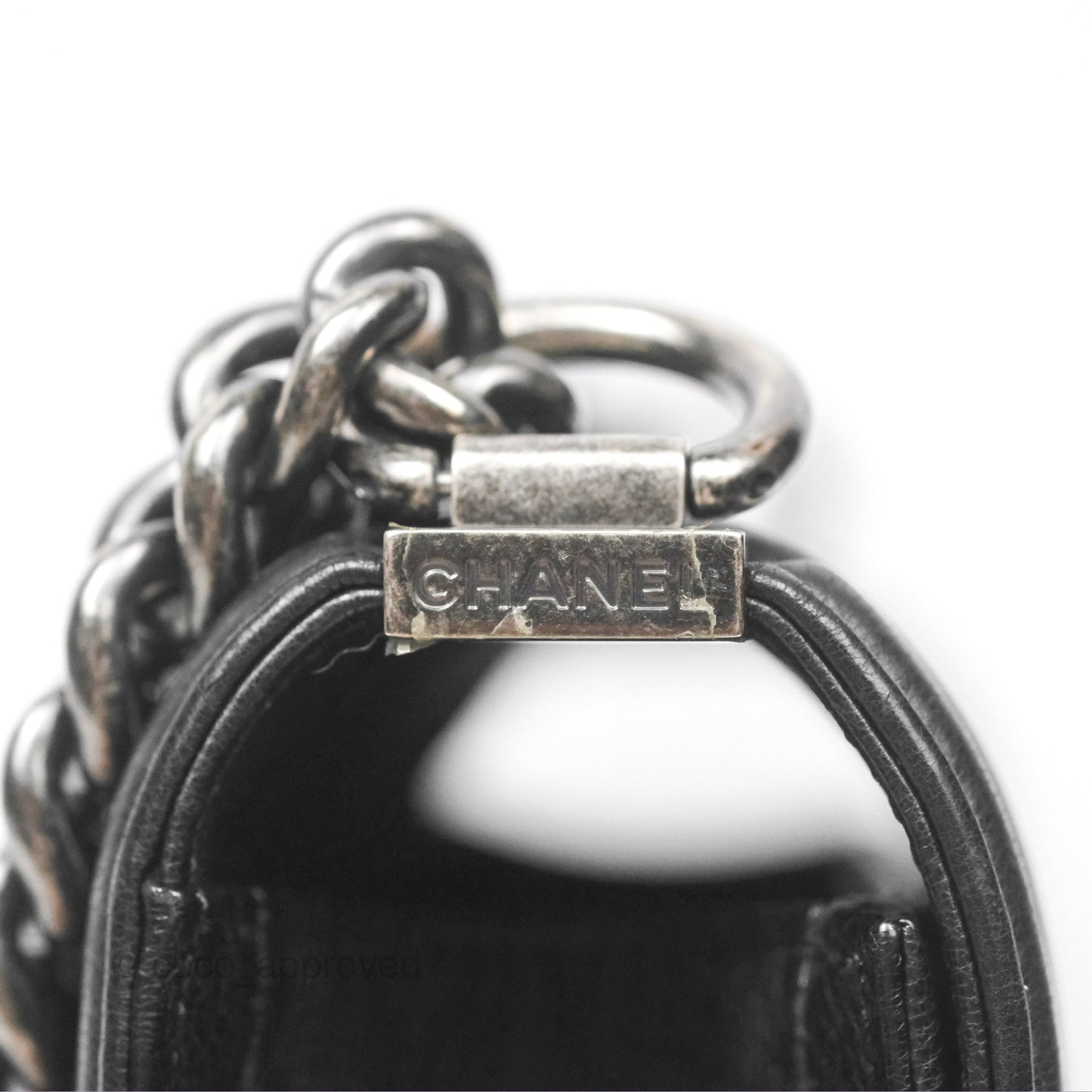 Chanel Medium Boy Quilted Black Calfskin Ruthenium Hardware