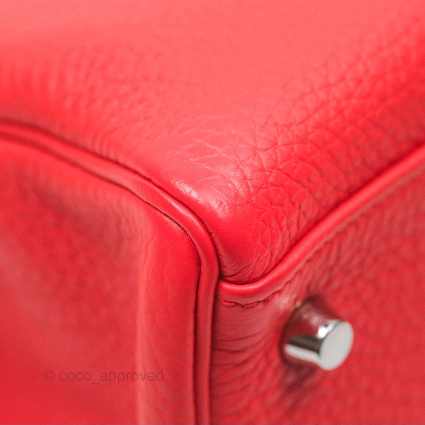 Hermès Kelly 32 Retourne Rose Jaipur Clemence Palladium Hardware