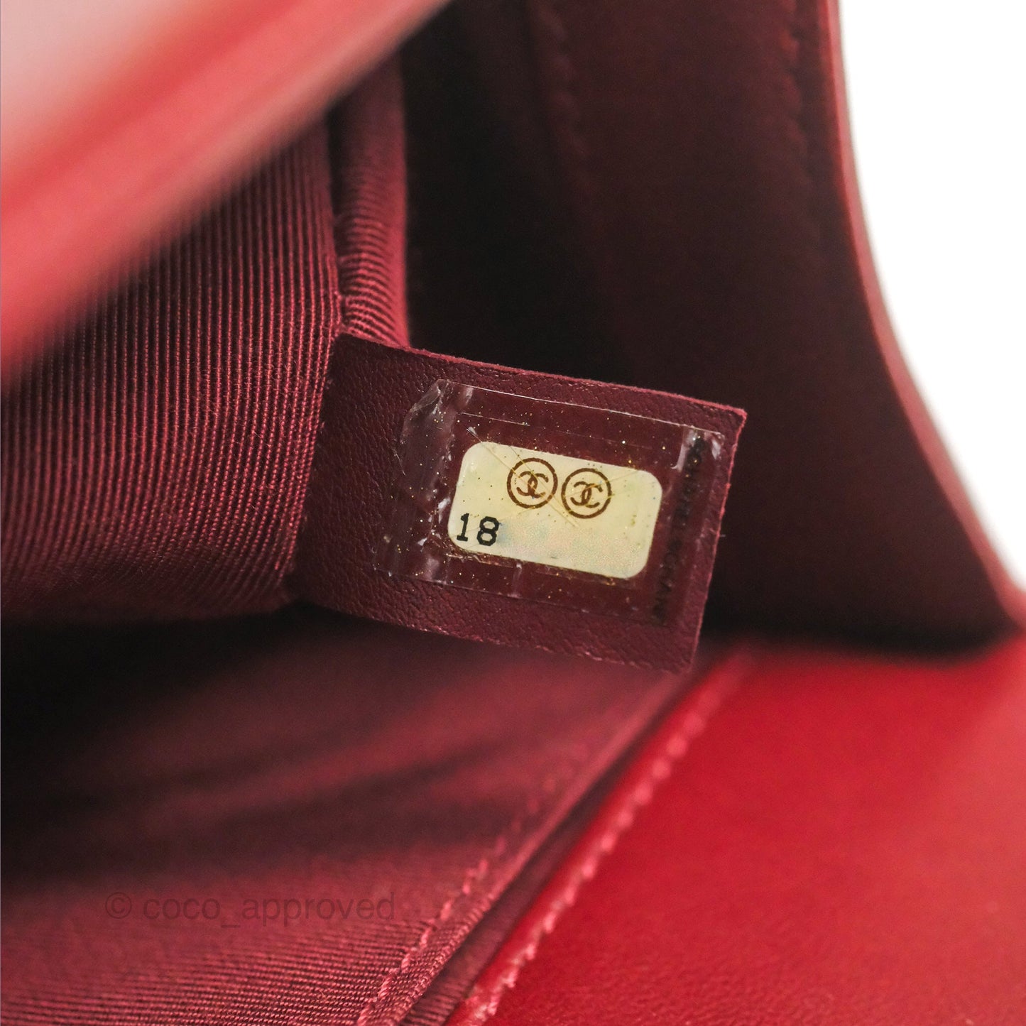 Chanel Quilted Medium Boy Dark Red Calfskin Ruthenium Hardware